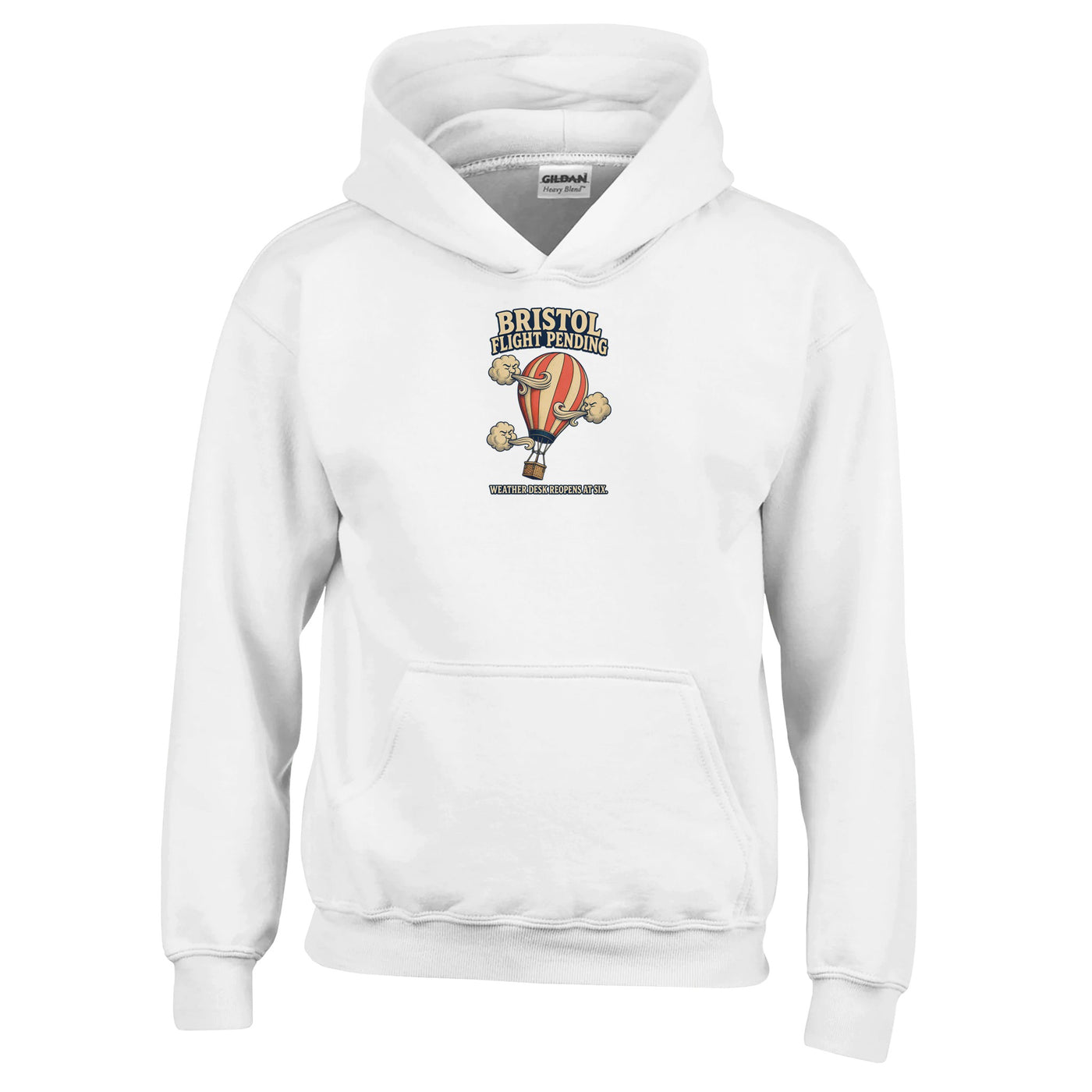 Bristol Flight Pending – Weather Desk Kids' Hoodie product preview