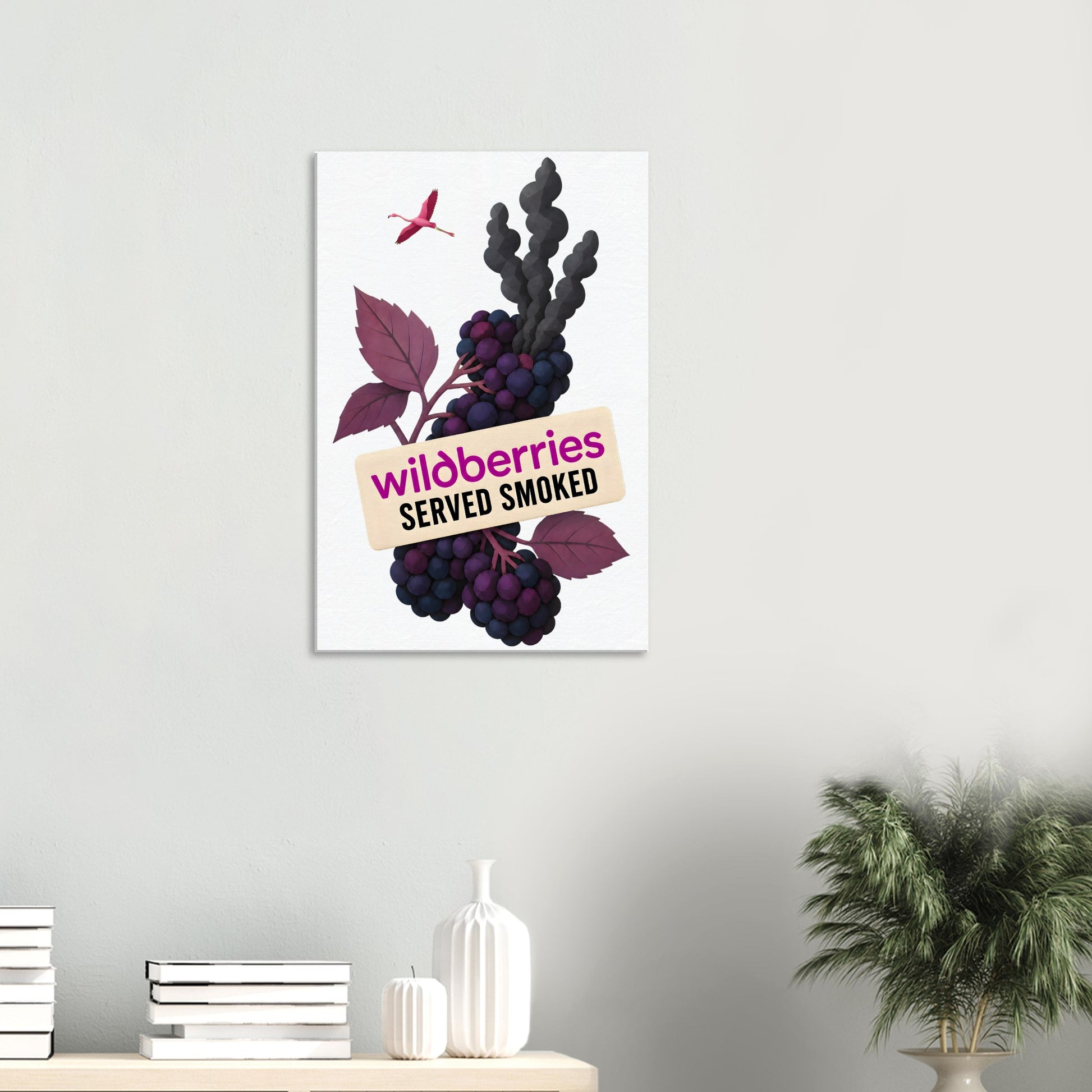Wildberries, Served Smoked Canvas — product view 4