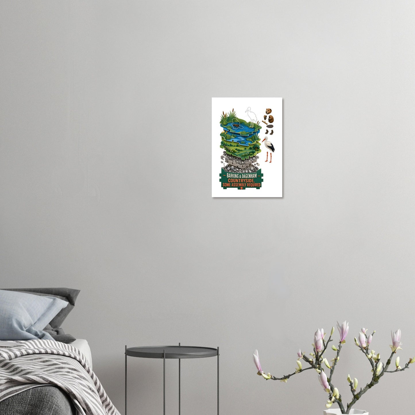 Barking & Dagenham Countryside Poster — product view 7