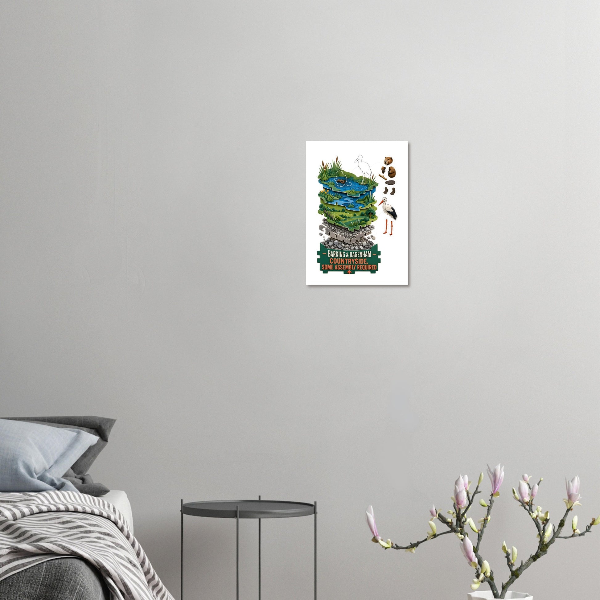 Barking & Dagenham Countryside Poster — product view 7