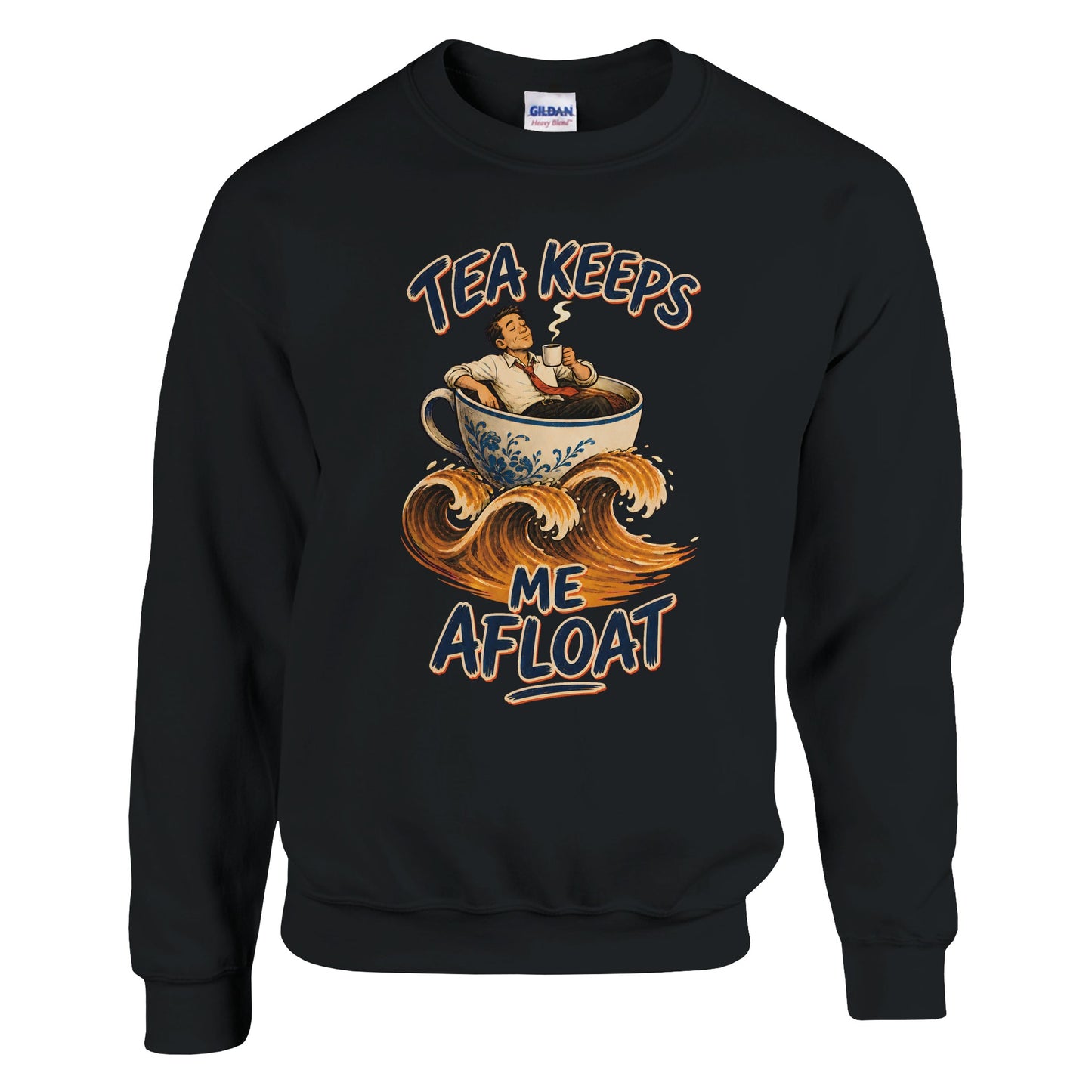 Tea Keeps Me Afloat Sweatshirt — product view 5