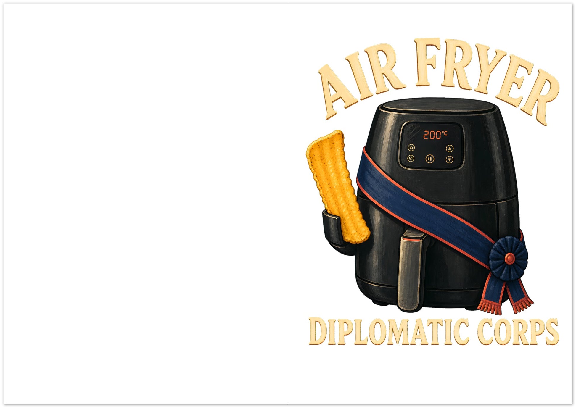 Air Fryer Diplomatic Corps Greeting Card Pack — product view 5