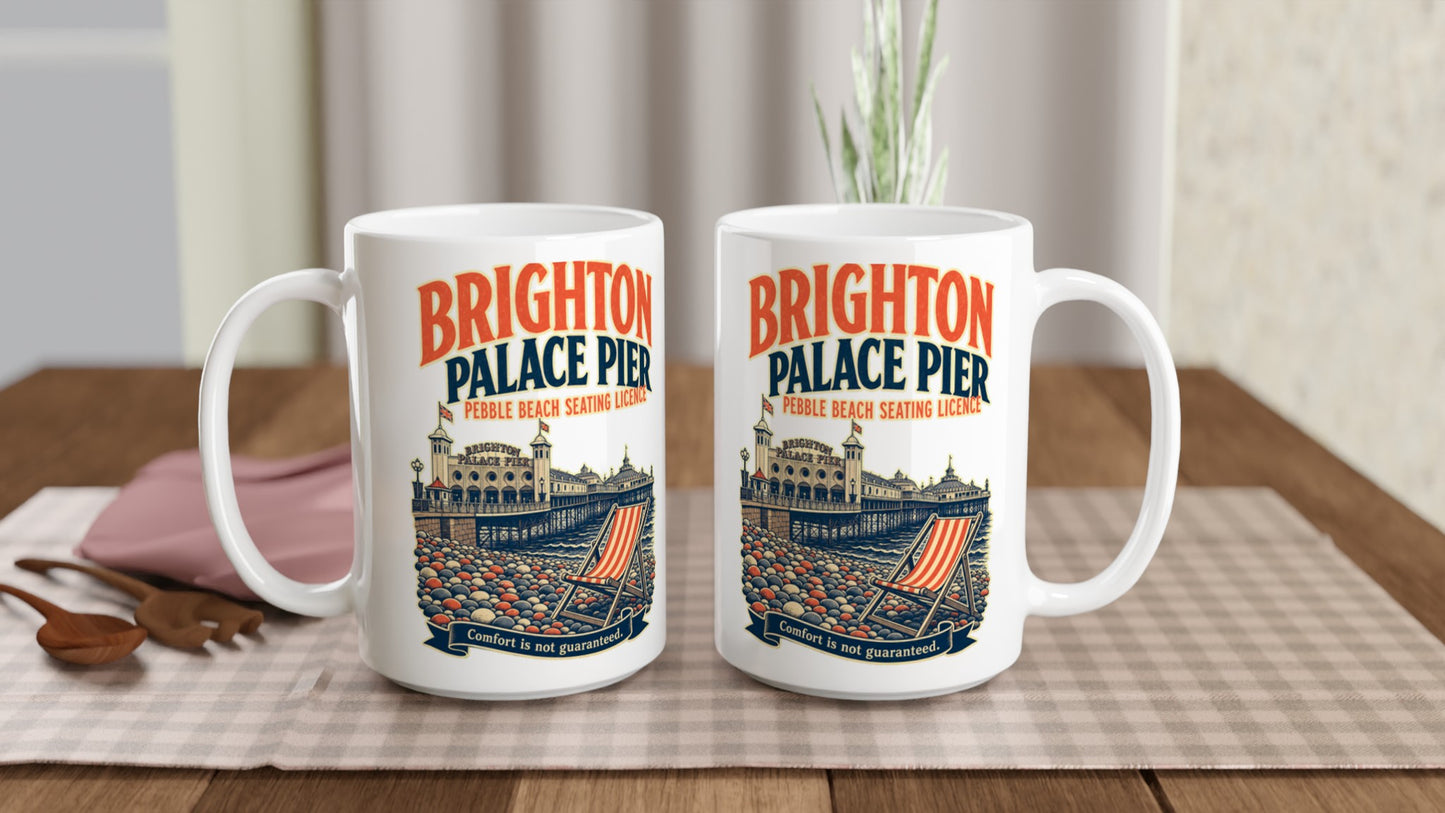 Brighton Pebble Beach Seating Licence Large Mug — product view 5