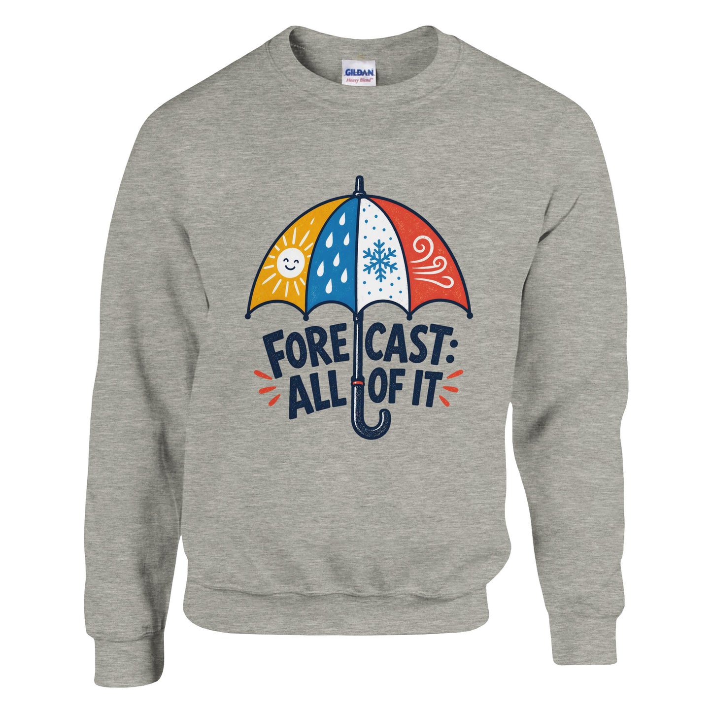 Forecast: All of It British Weather Graphic Sweatshirt — product view 4