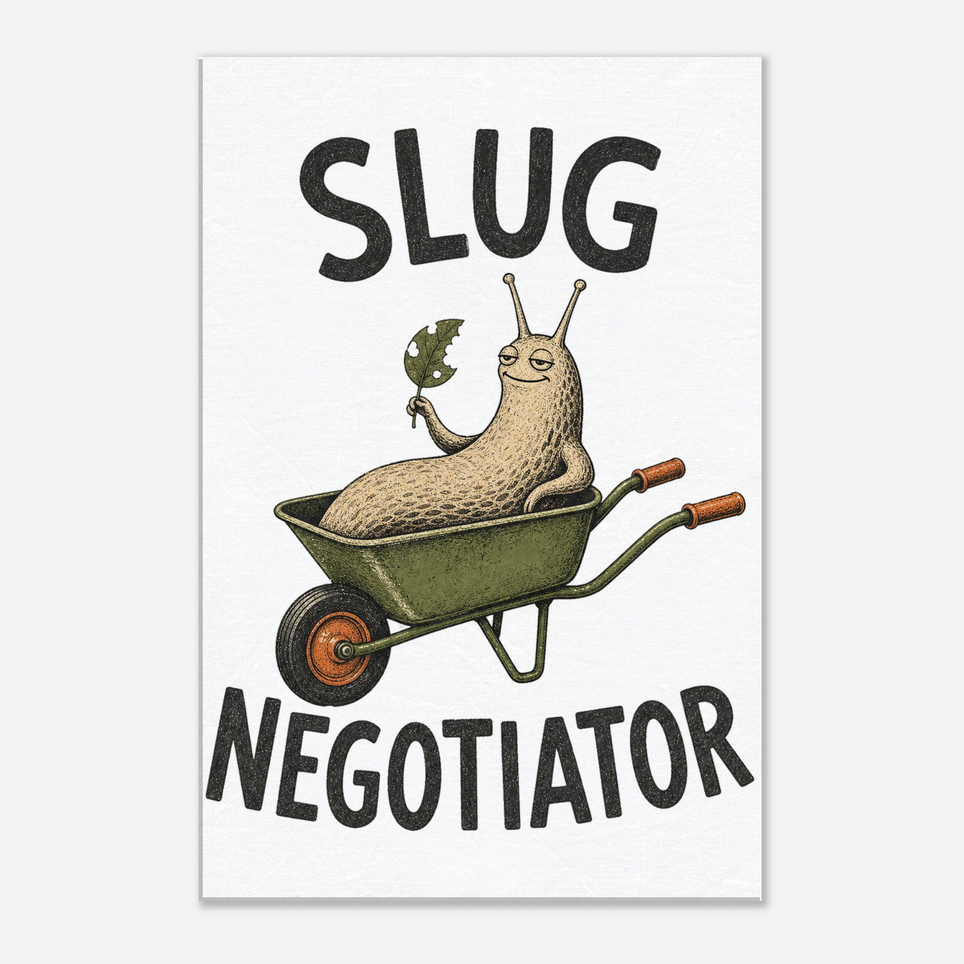 Slug Negotiator Garden Graphic Canvas