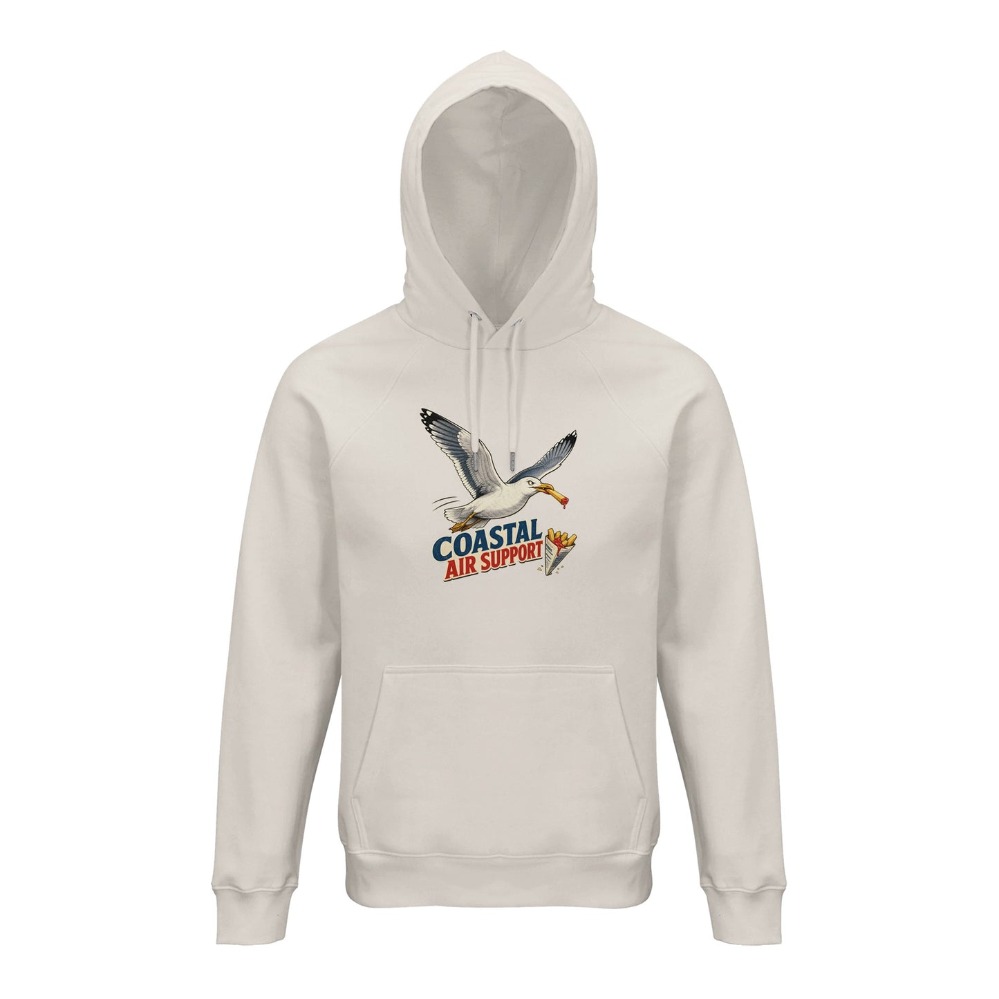 Coastal Air Support Seagull Graphic Hoodie — product view 1
