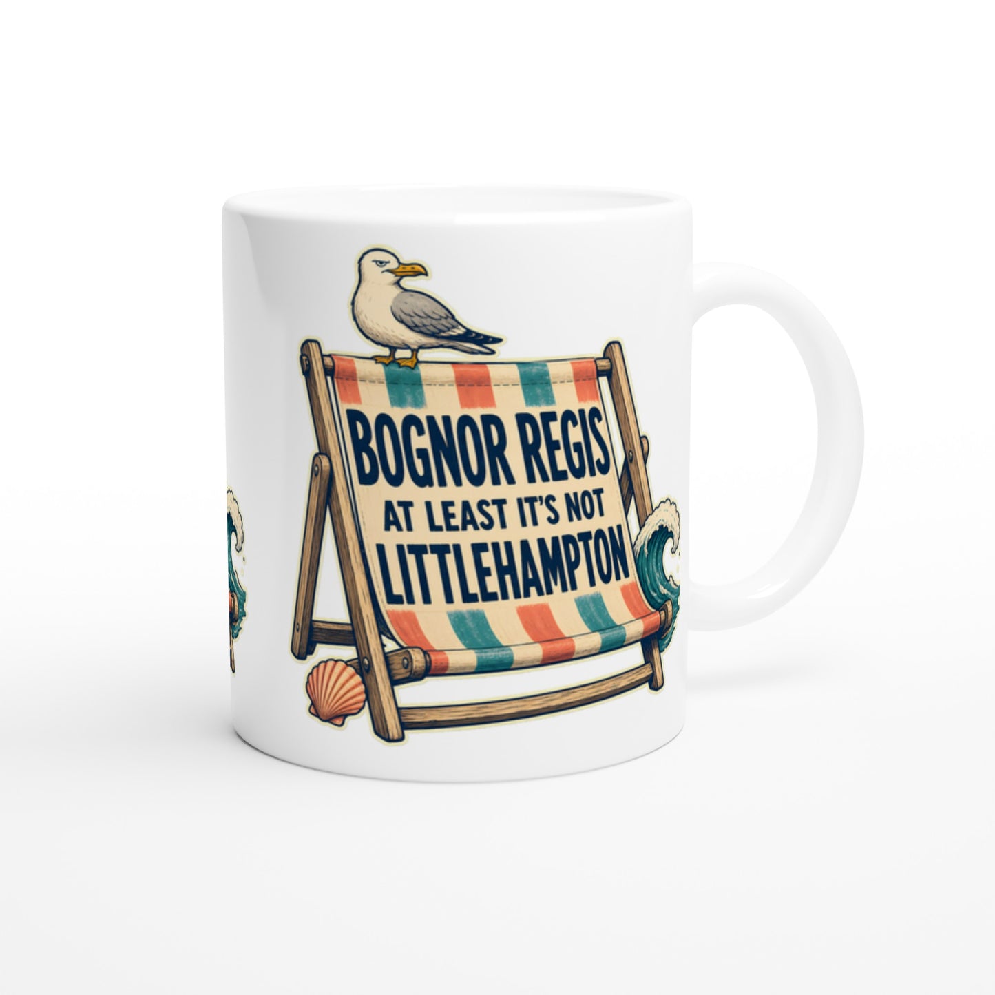 Bognor Regis — At Least It's Not Littlehampton Mug — product view 3