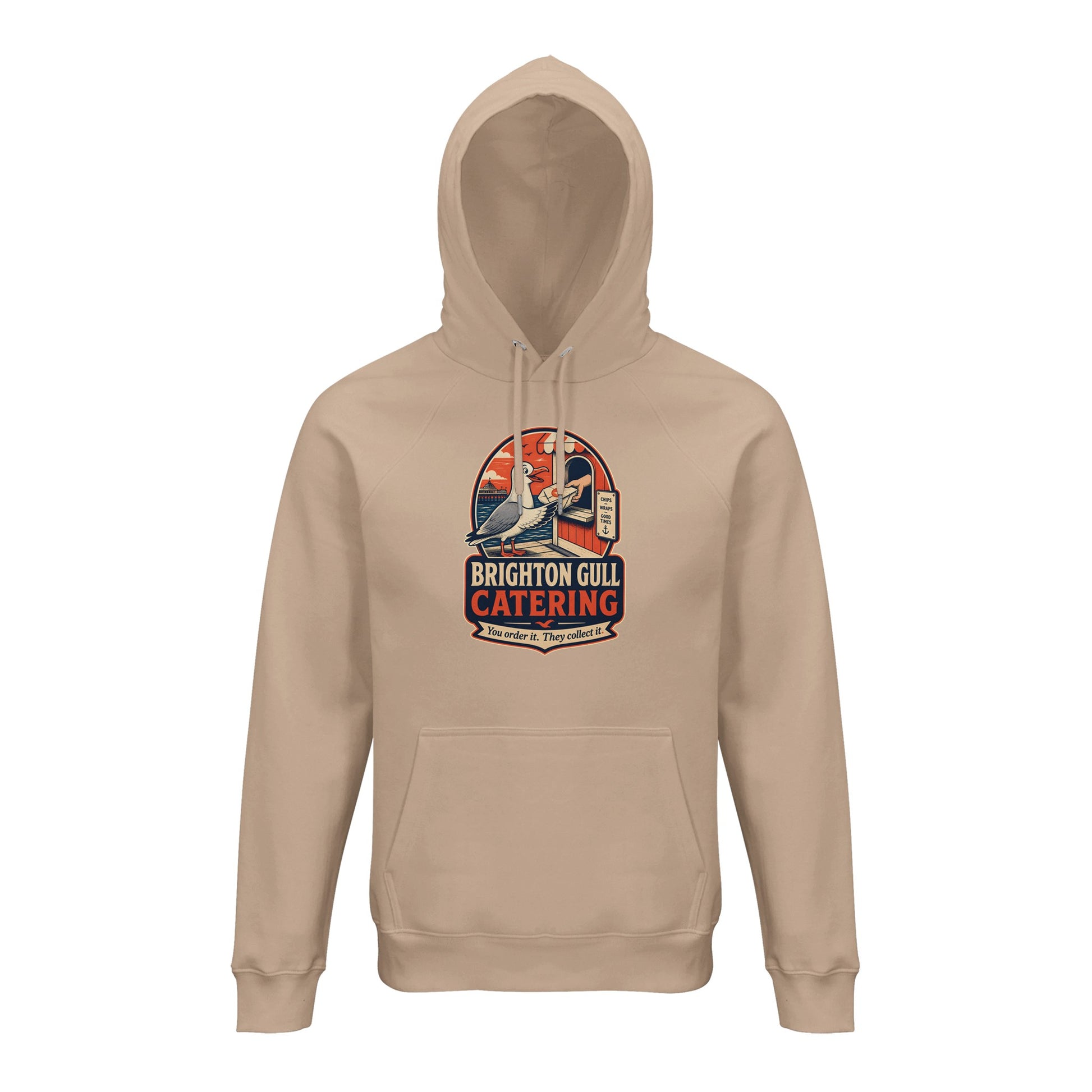 Brighton Gull Catering — Illustrated Hoodie — product view 5