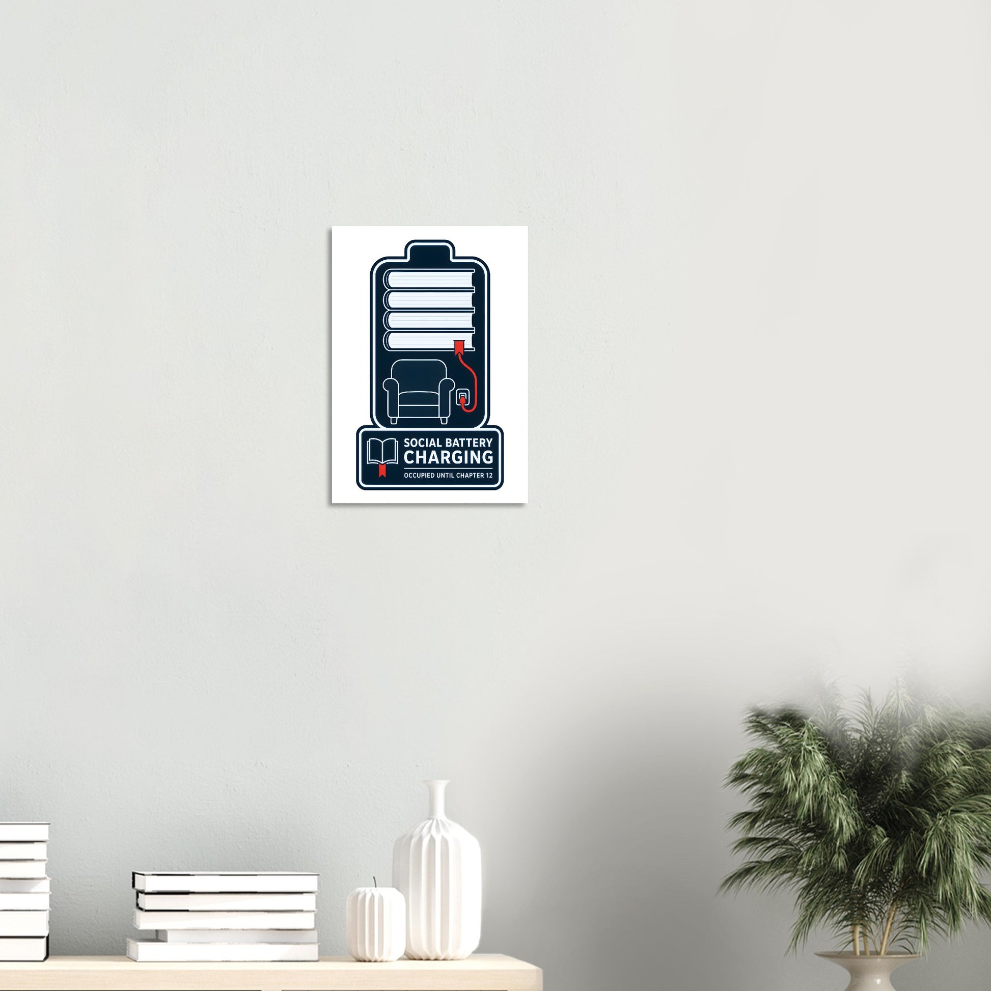 Social Battery Charging Poster — product view 8