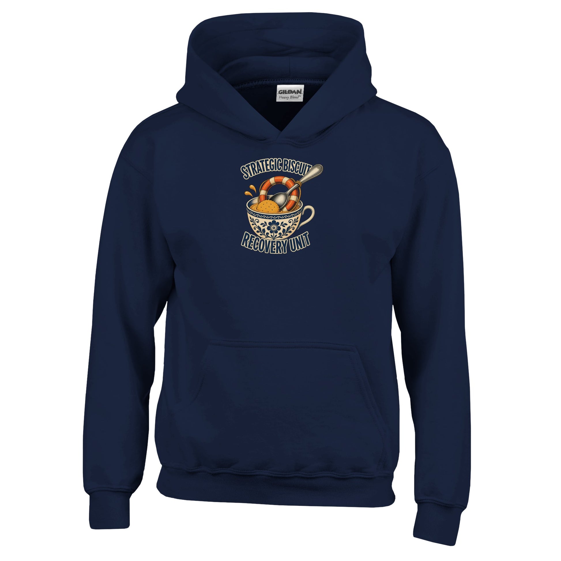 Strategic Biscuit Recovery Unit Kids' Hoodie — product view 7