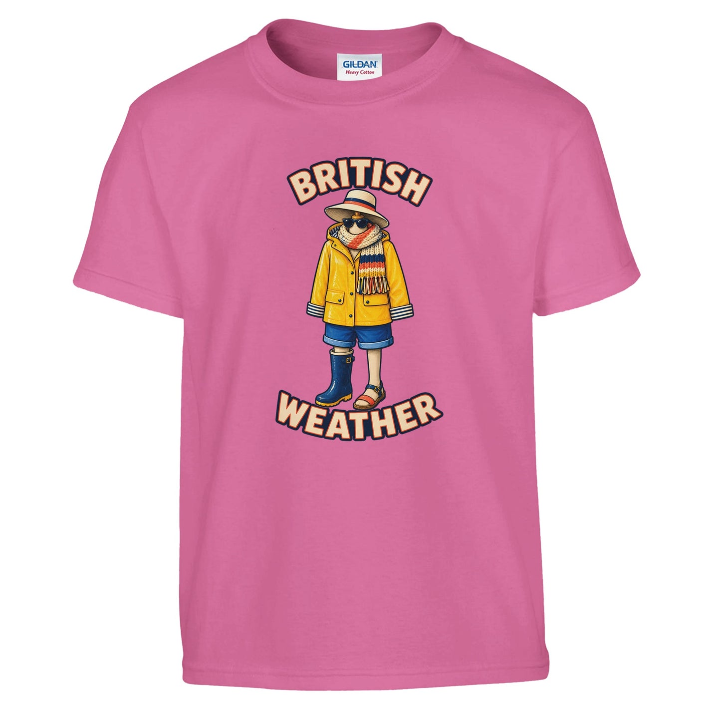 British Weather All-Weather Outfit Kids' T-shirt — product view 10