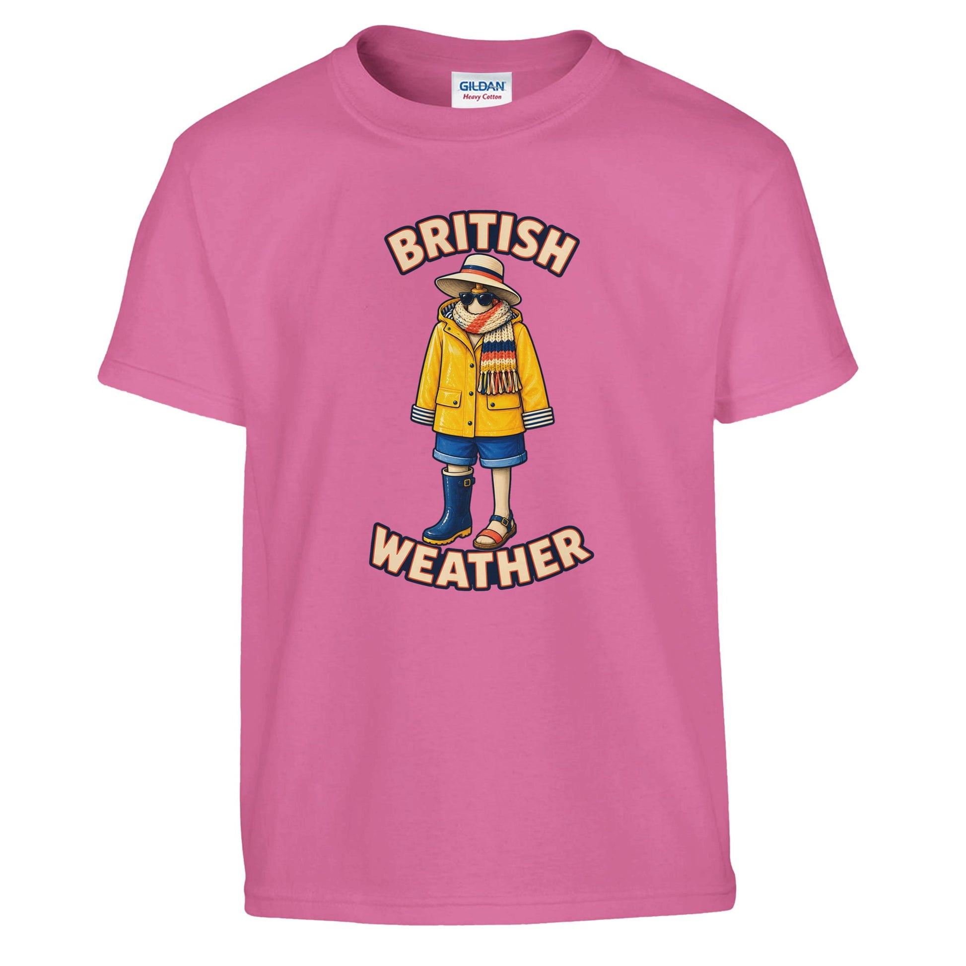 British Weather All-Weather Outfit Kids' T-shirt — product view 10