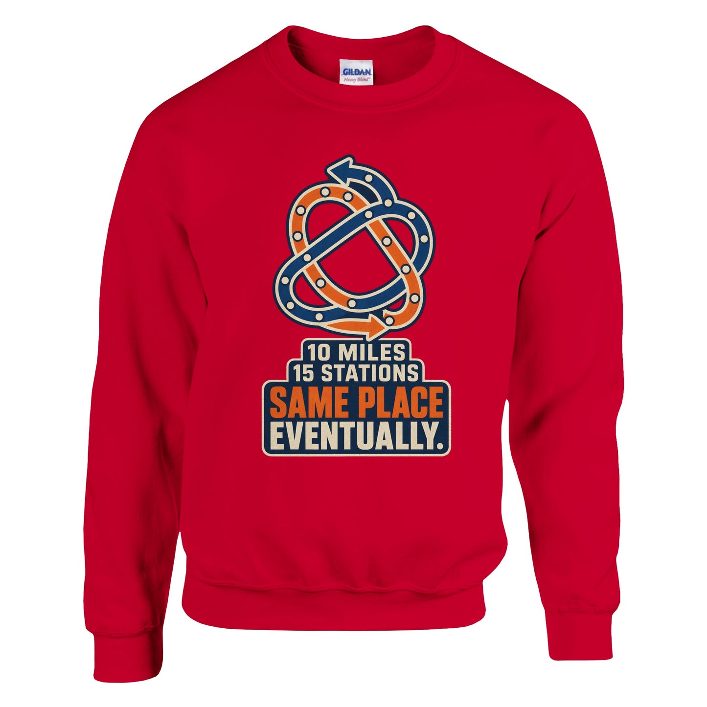 Glasgow Same Place Eventually Sweatshirt — product view 3