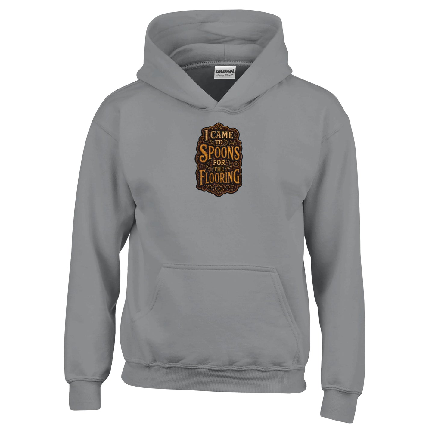 I Came to Spoons for the Flooring Kids' Hoodie — product view 13