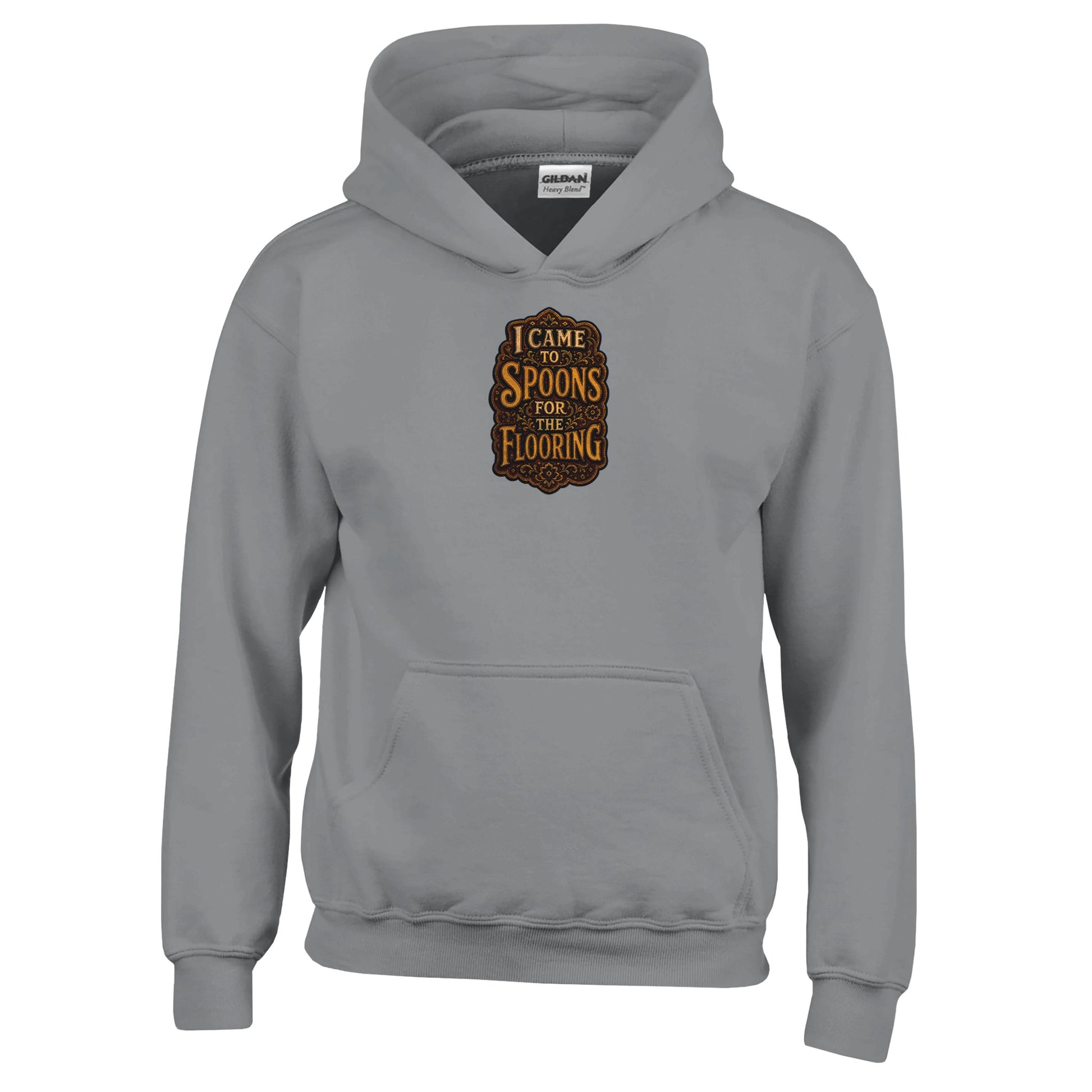 I Came to Spoons for the Flooring Kids' Hoodie — product view 13