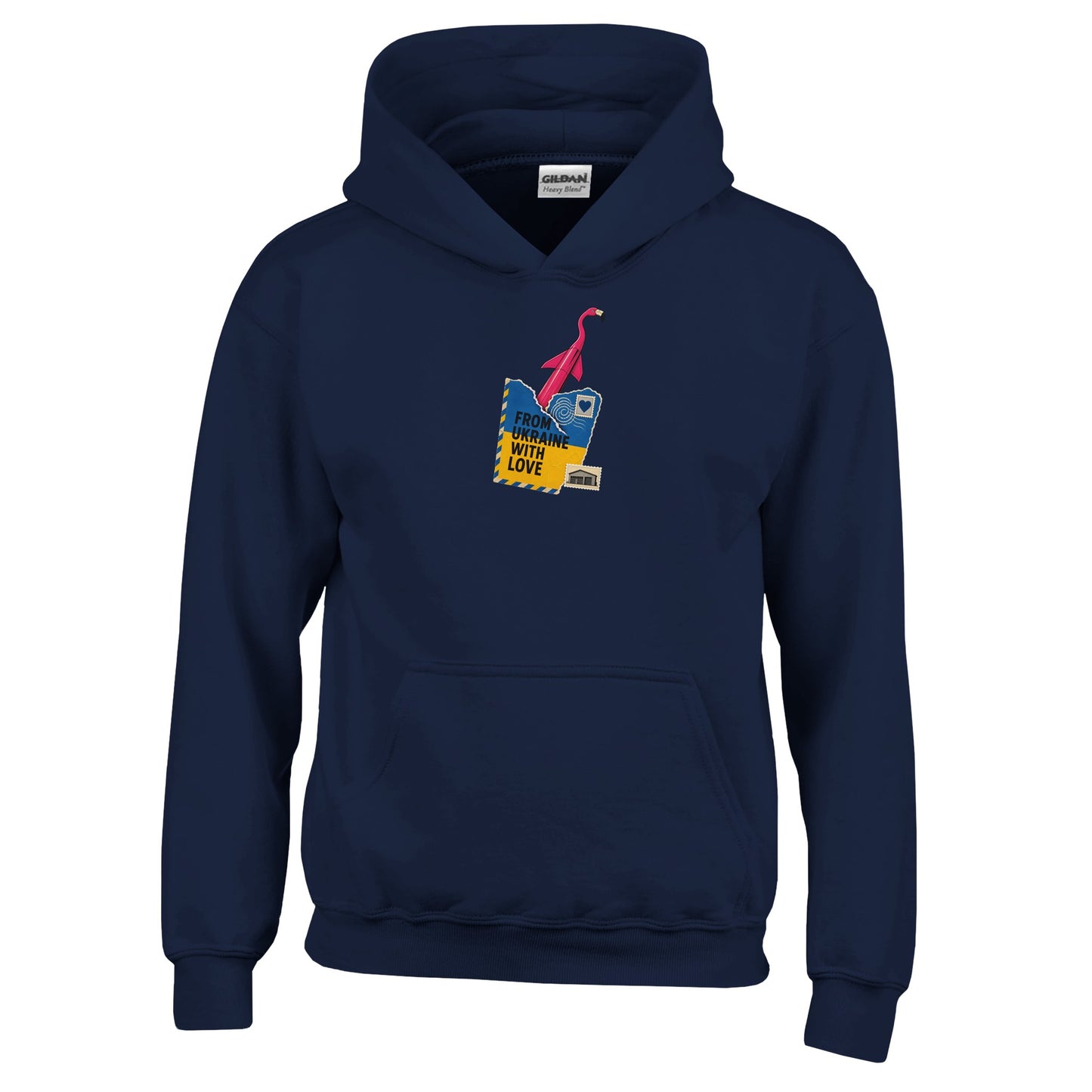 From Ukraine With Love Kids' Hoodie — product view 7