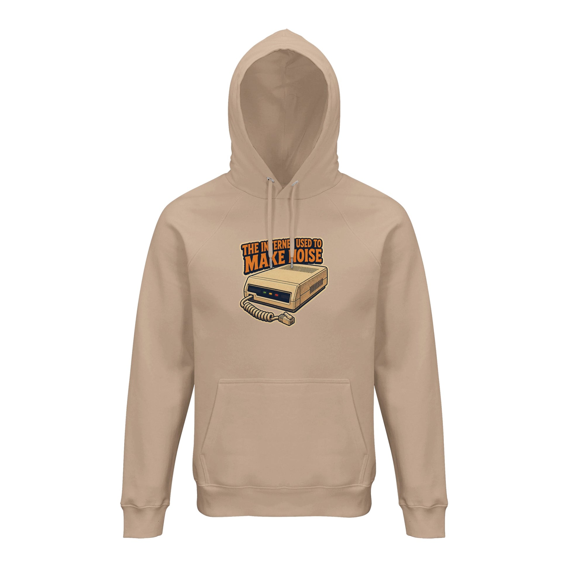 The Internet Used to Make Noise Retro Tech Graphic Hoodie — product view 5