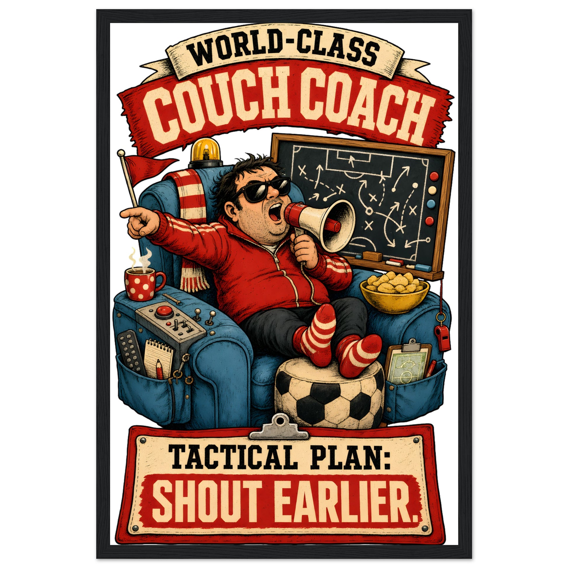 World-Class Couch Coach Framed Wall Art — product view 6