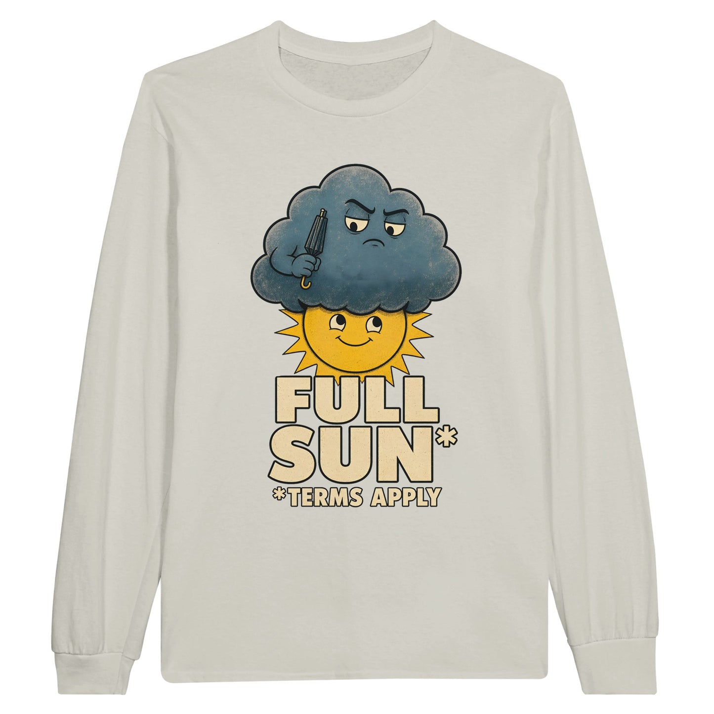 Full Sun, Terms Apply Weather Graphic Long-Sleeve T-shirt — product view 14