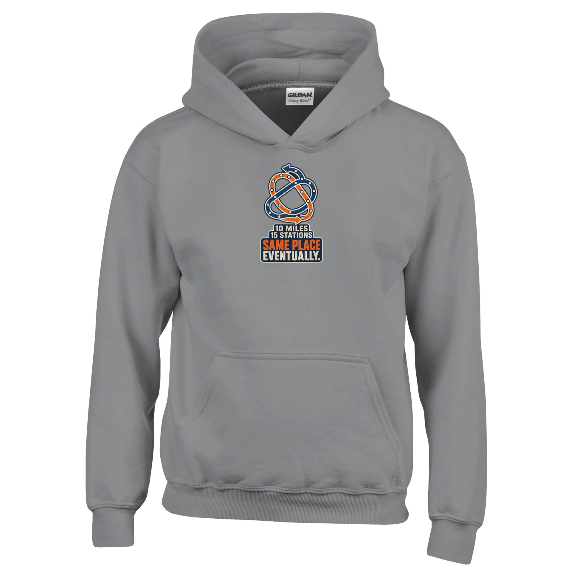 Glasgow Same Place Eventually Kids' Hoodie — product view 13