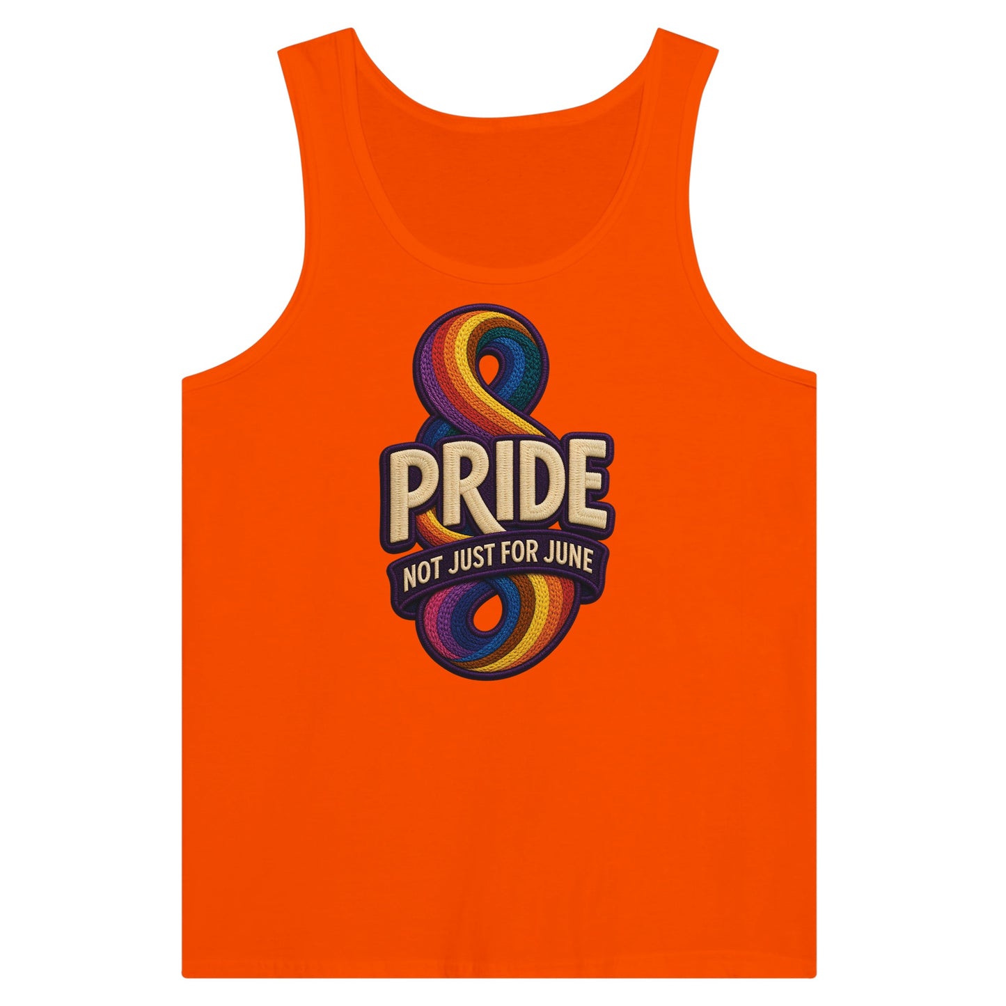 Pride: Not Just for June Premium Unisex Tank Top — product view 7