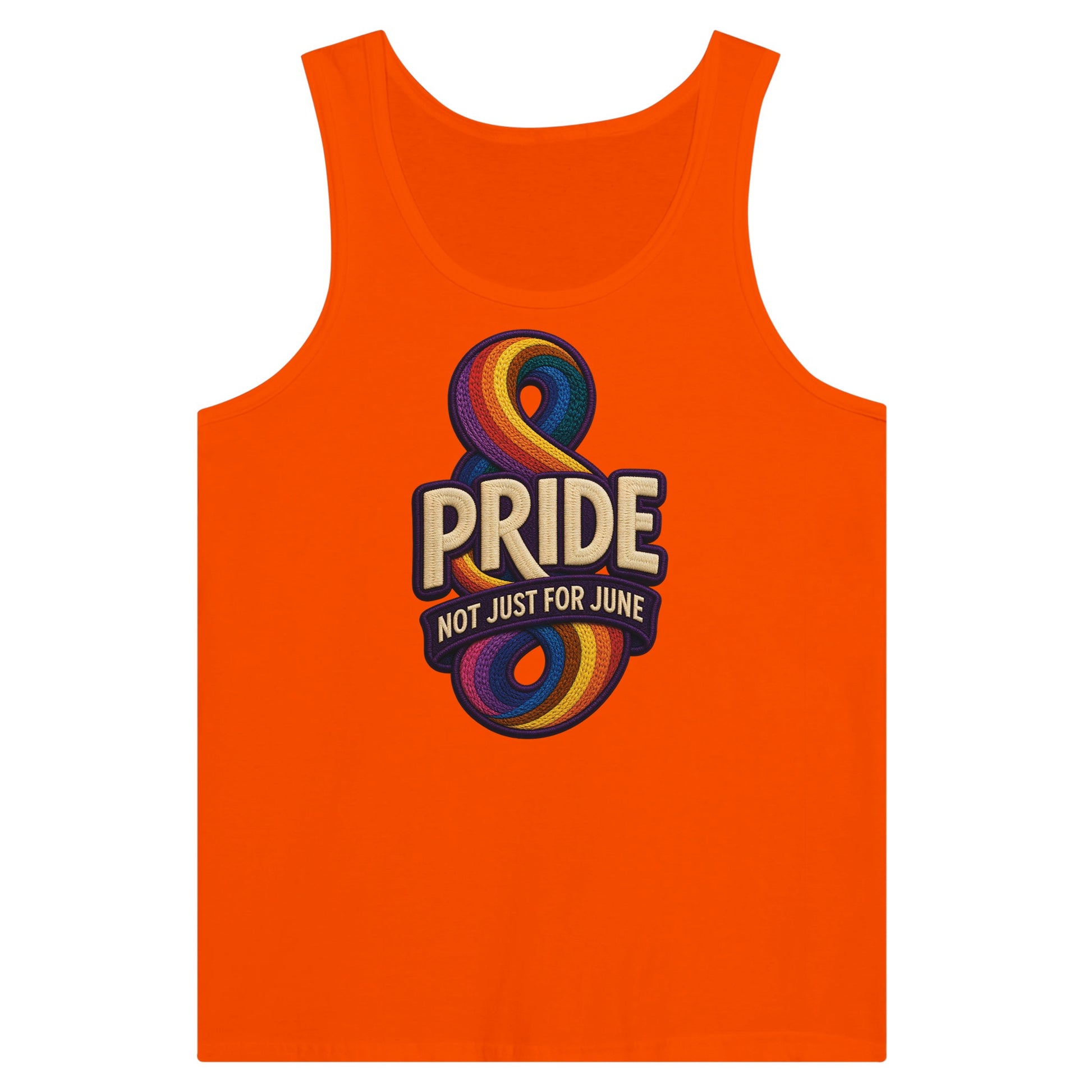 Pride: Not Just for June Premium Unisex Tank Top — product view 7