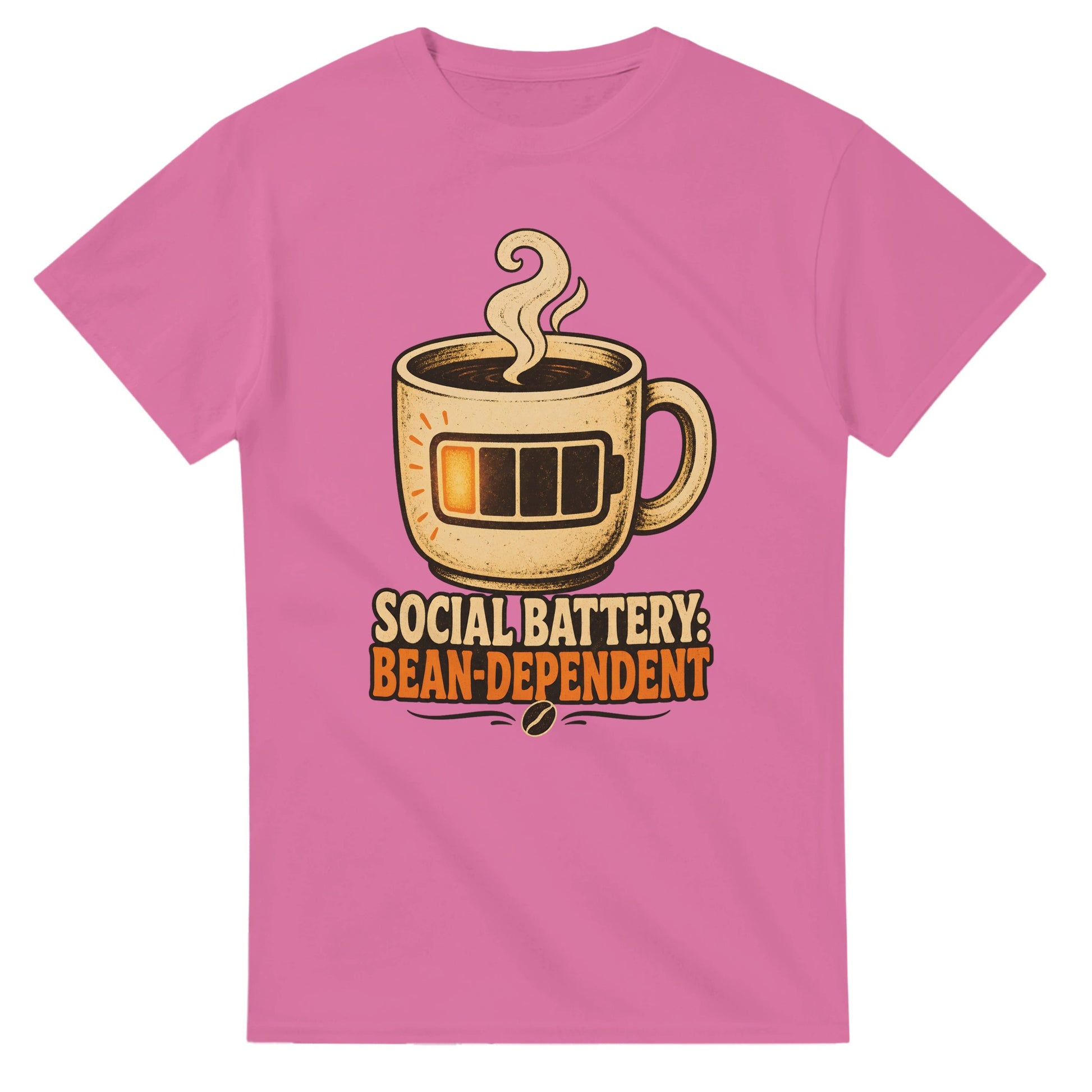 Social Battery: Bean-Dependent Graphic T-shirt — product view 4