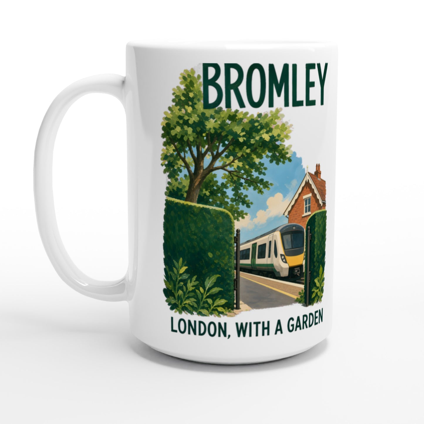 Bromley: London with a Garden Large Mug — product view 1