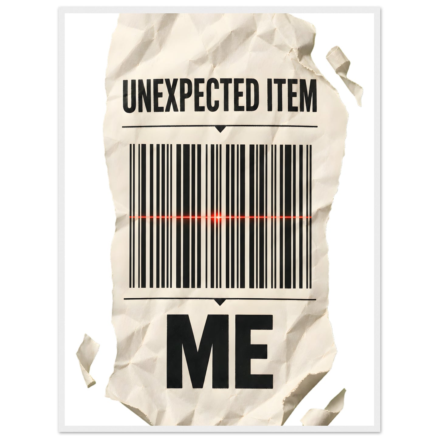 Unexpected Item: Me Framed Wall Art — product view 7