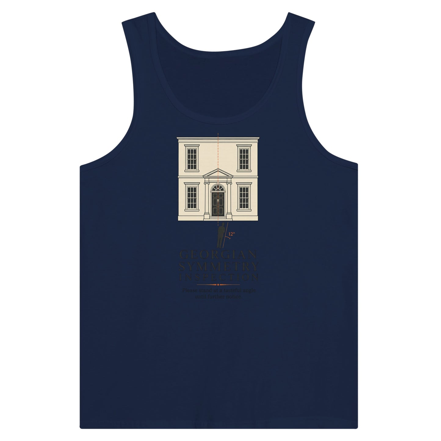 Georgian Symmetry Inspection — Bath Premium Unisex Tank Top — product view 9