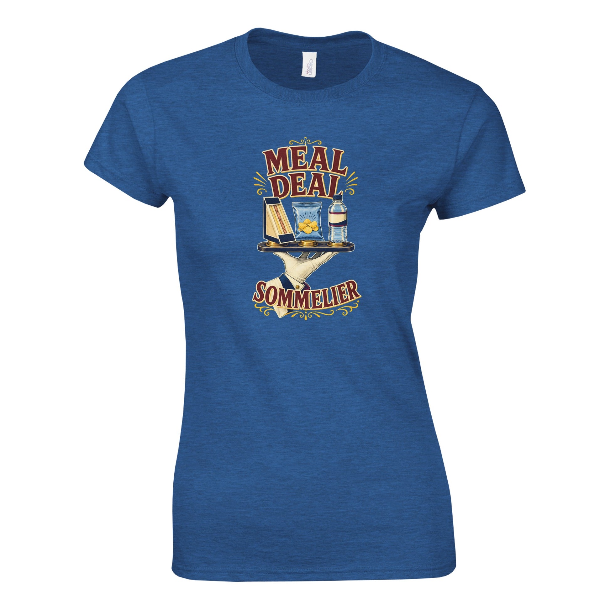 Meal Deal Sommelier British Lunch Design Women's T-shirt — product view 3