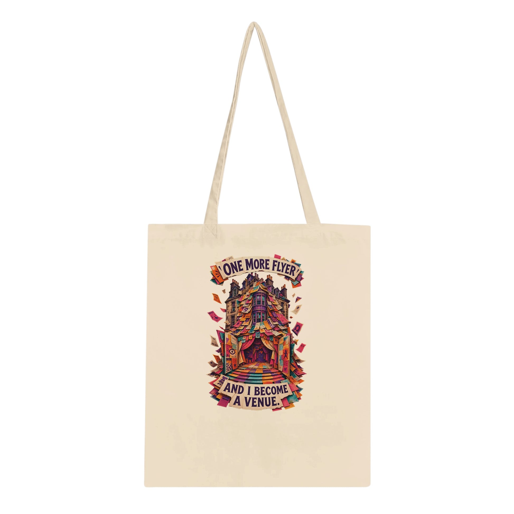 One More Flyer and I Become a Venue Tote Bag — product view 2