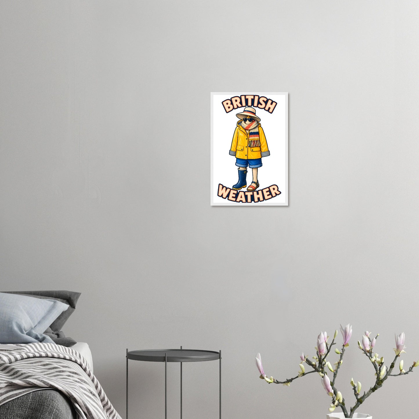 British Weather All-Weather Outfit Framed Wall Art — product view 10