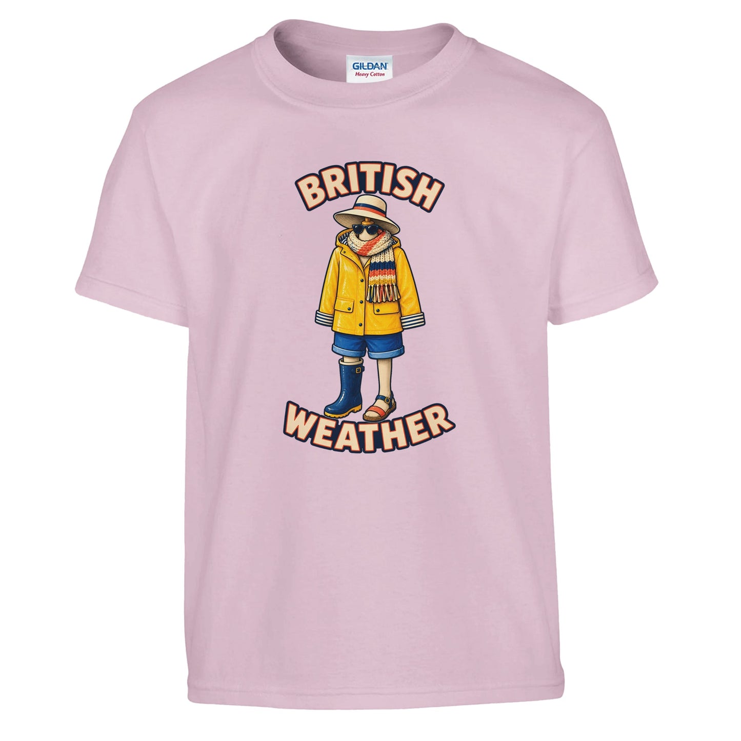British Weather All-Weather Outfit Kids' T-shirt — product view 9