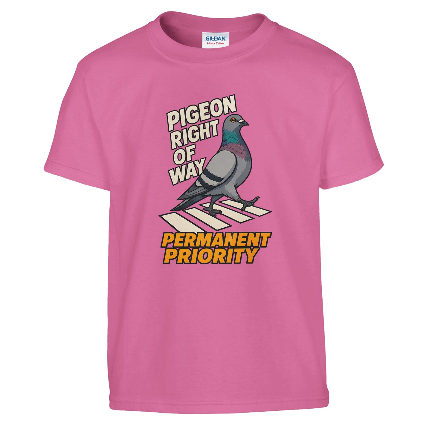 Pigeon Right of Way Kids' T-shirt — product view 9