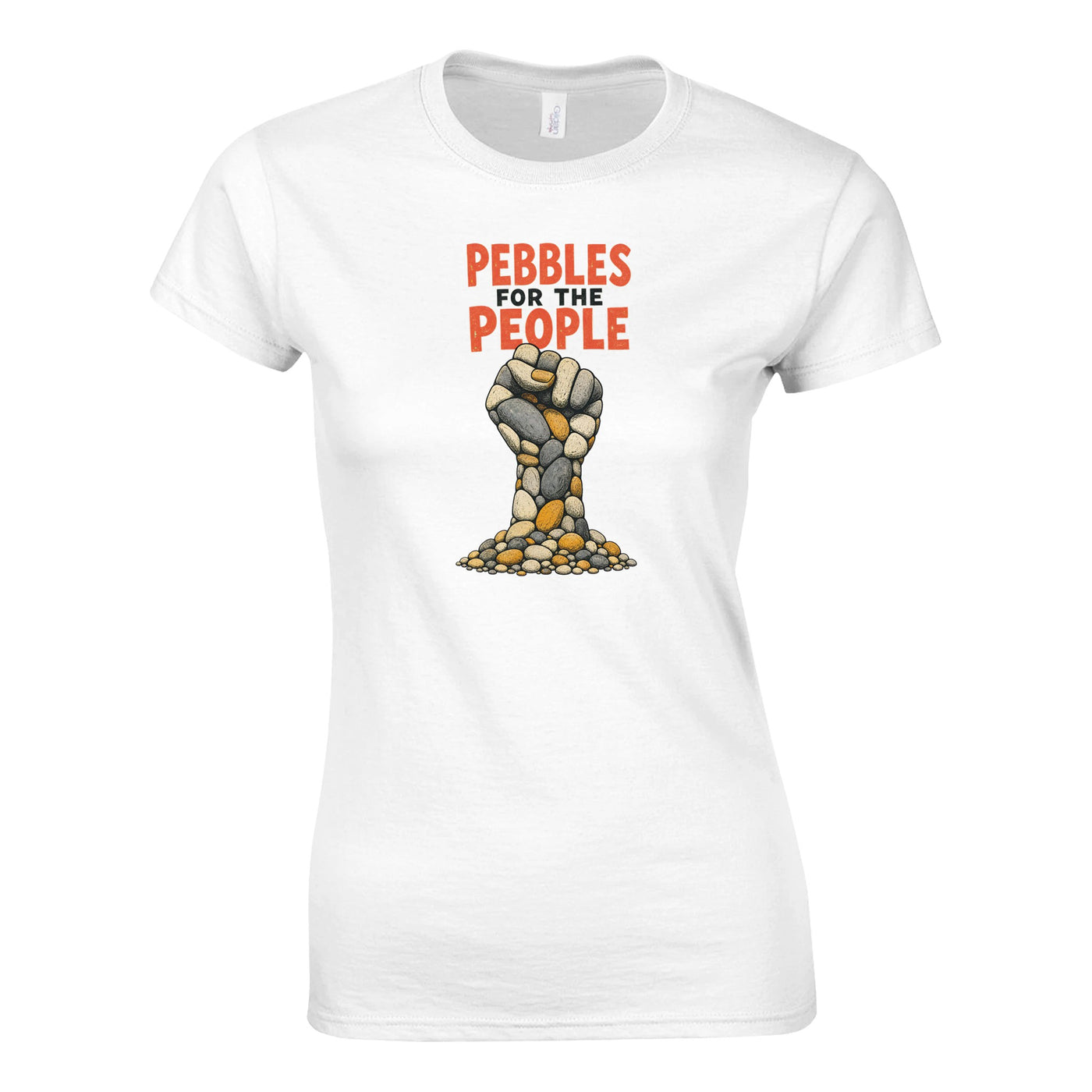 Pebbles for the People Graphic Women's T-shirt