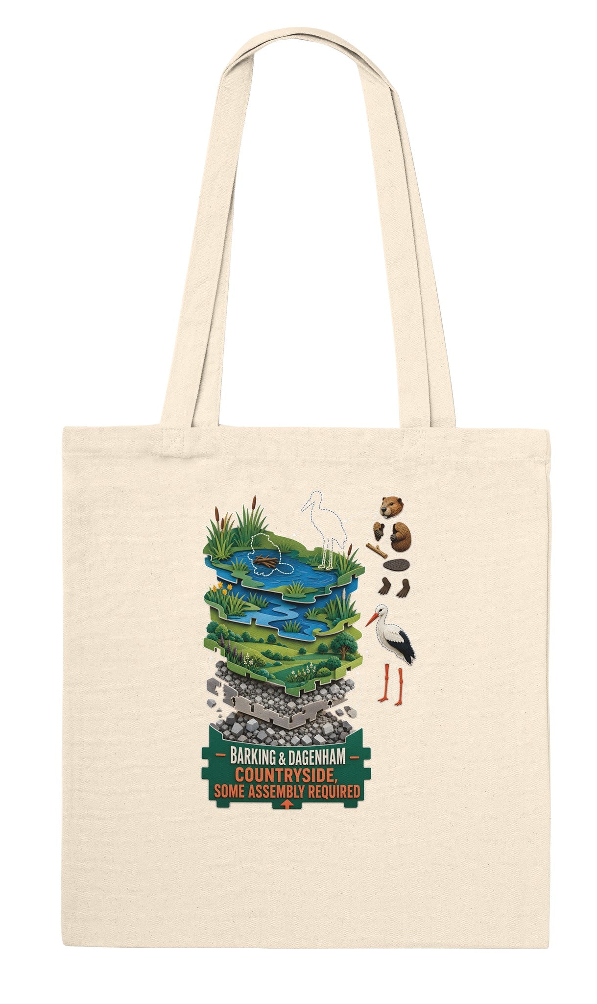Barking & Dagenham Countryside Tote Bag — product view 6