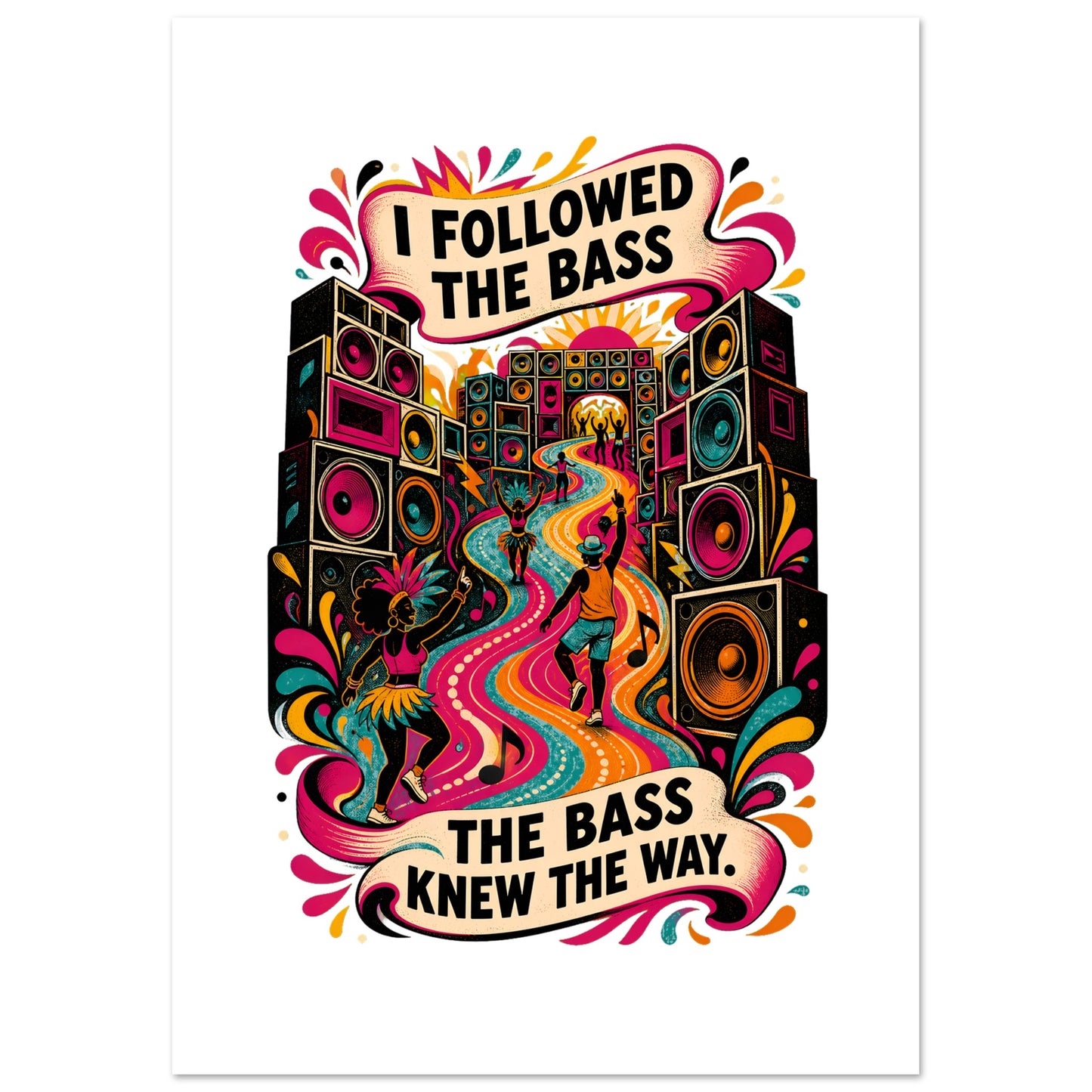 I Followed the Bass Poster — product view 6