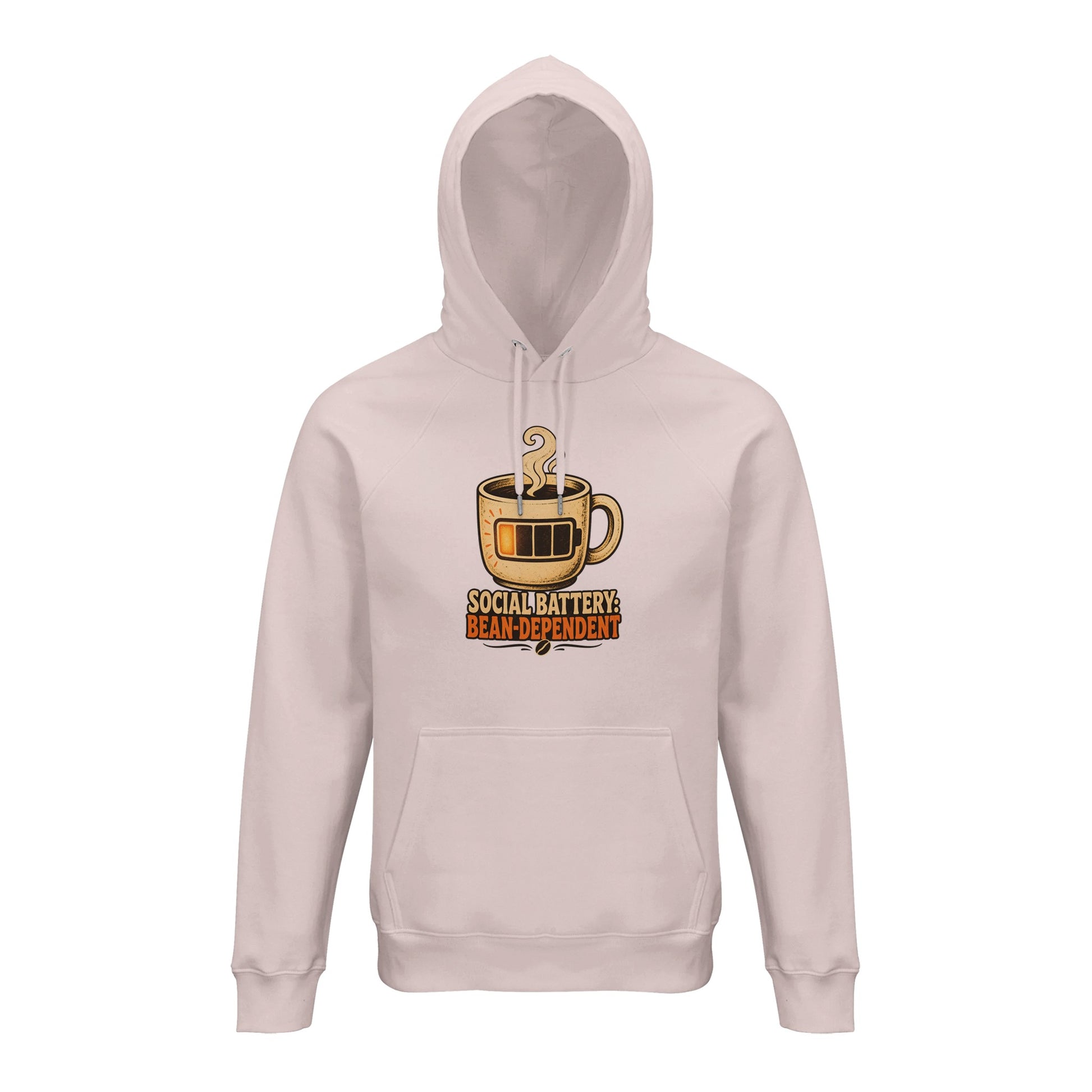 Social Battery: Bean-Dependent Graphic Hoodie — product view 8