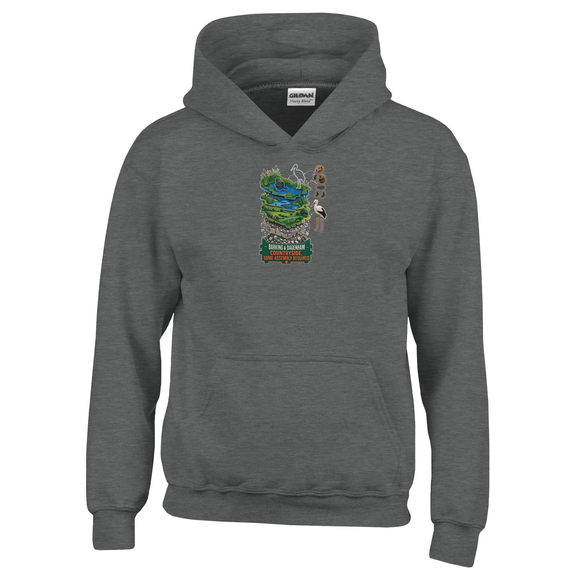 Barking & Dagenham Countryside Kids' Hoodie — product view 2