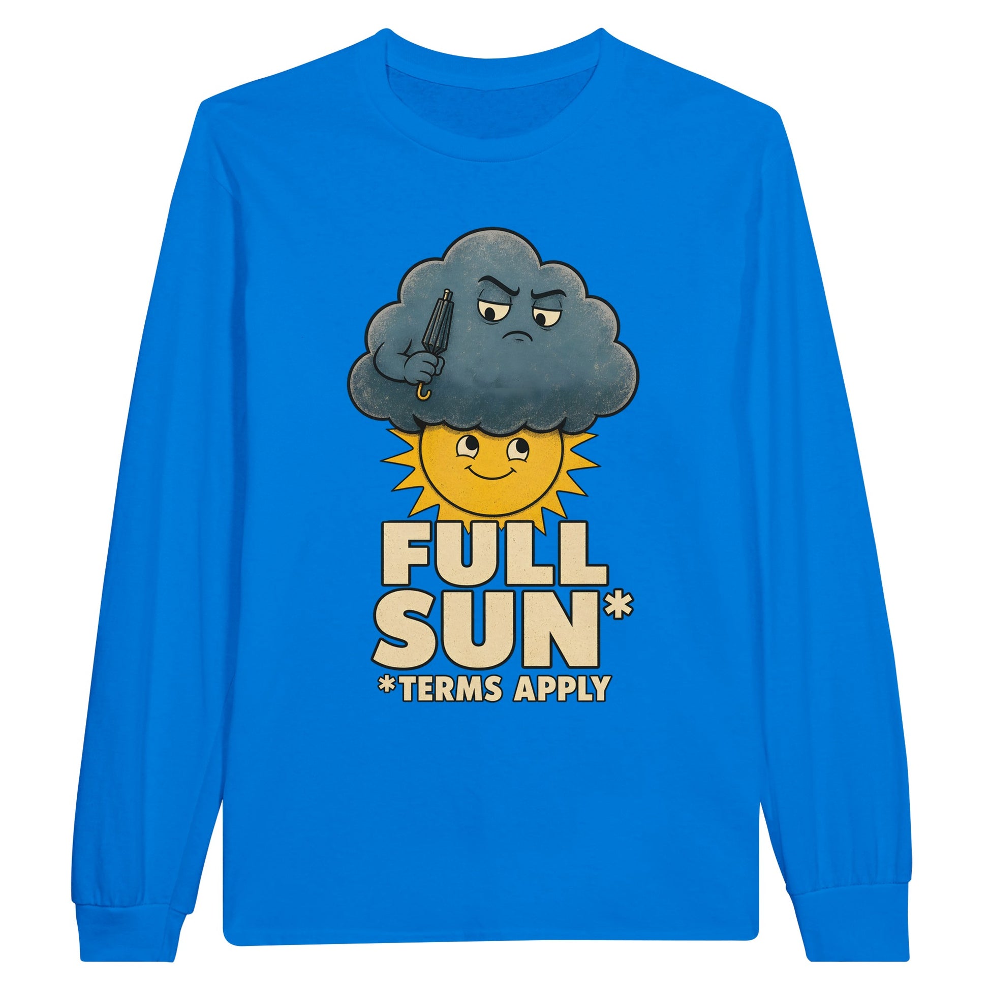 Full Sun, Terms Apply Weather Graphic Long-Sleeve T-shirt — product view 3