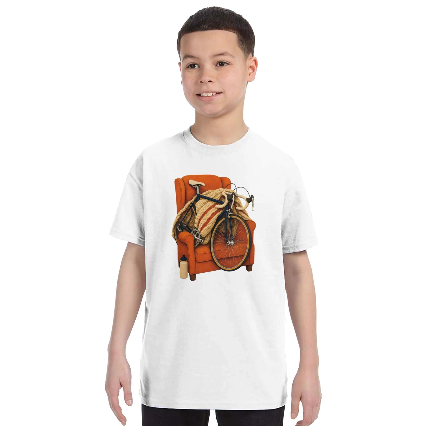 Bicycle Rest Day Kids' T-shirt — product view 16