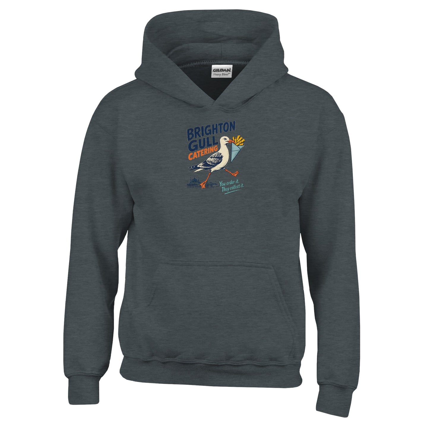 Brighton Gull Catering - You Order It, They Collect It Kids' Hoodie — product view 9