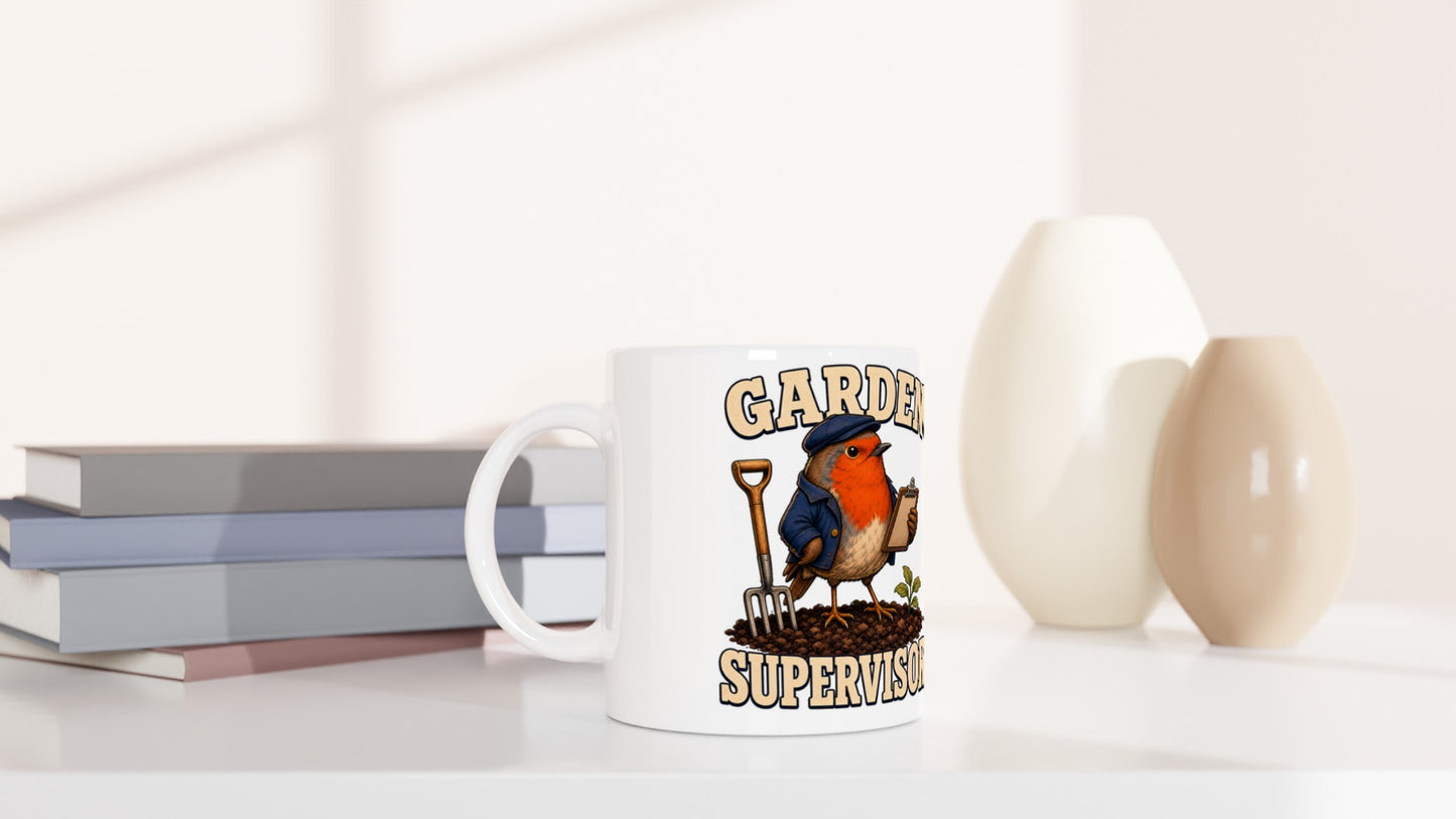 Garden Supervisor Robin Mug — product view 5