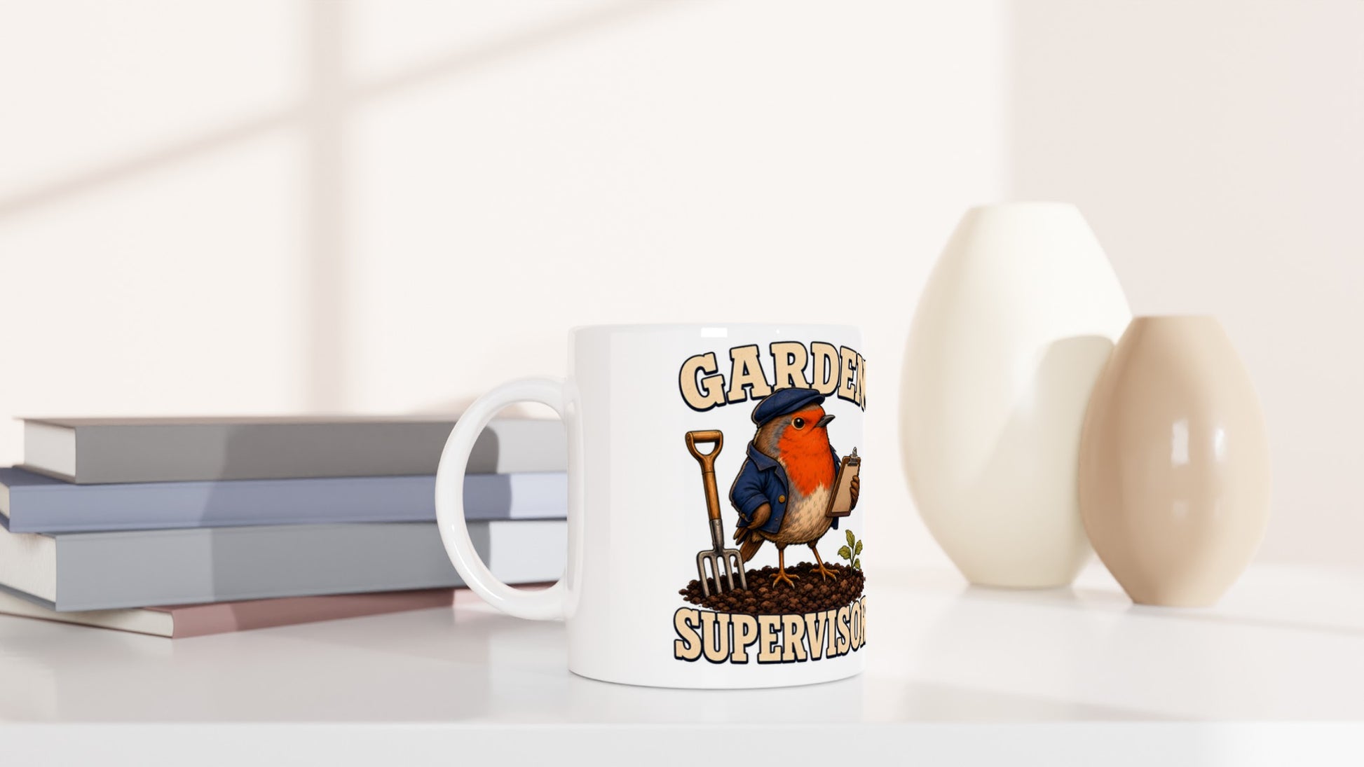 Garden Supervisor Robin Mug — product view 5