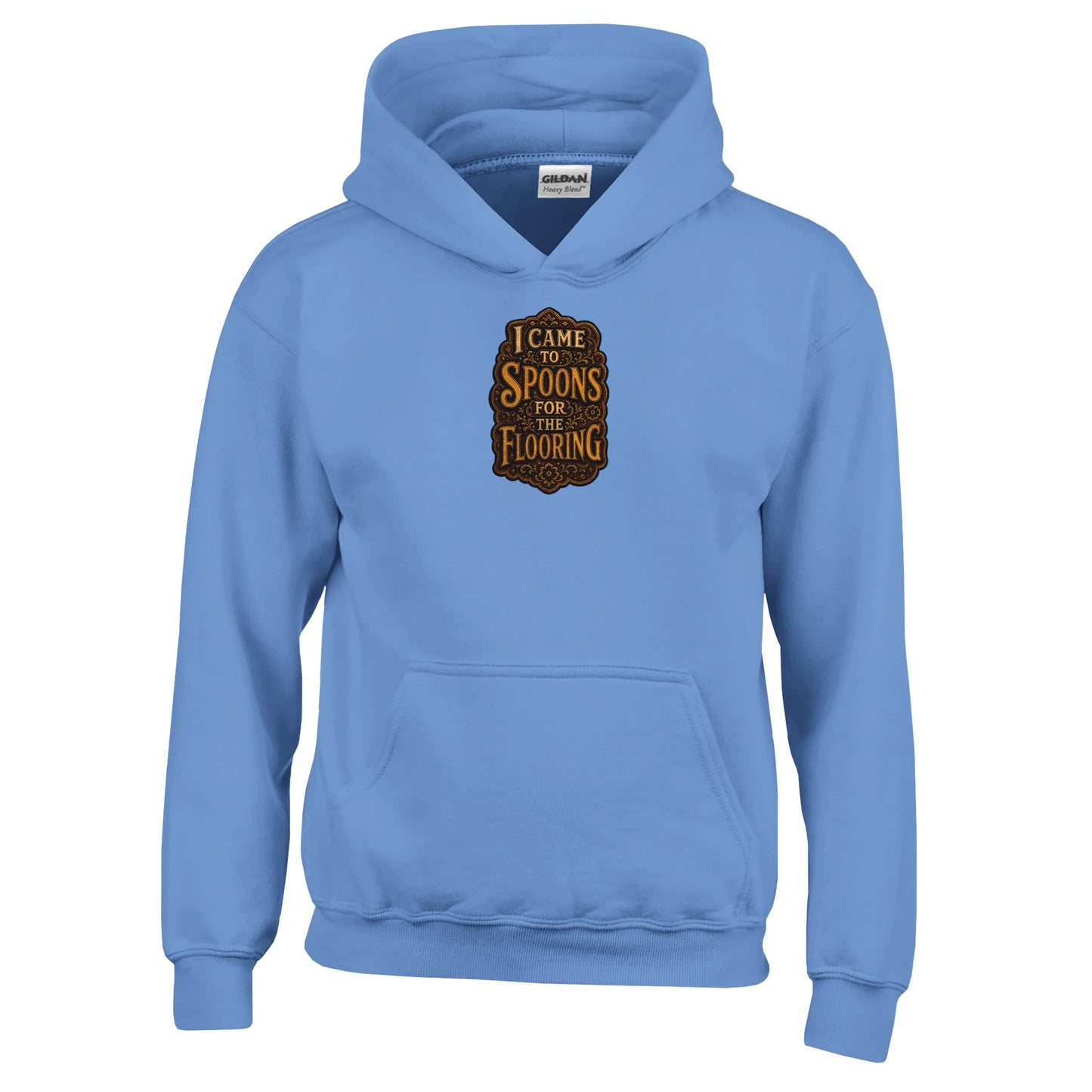 I Came to Spoons for the Flooring Kids' Hoodie — product view 4