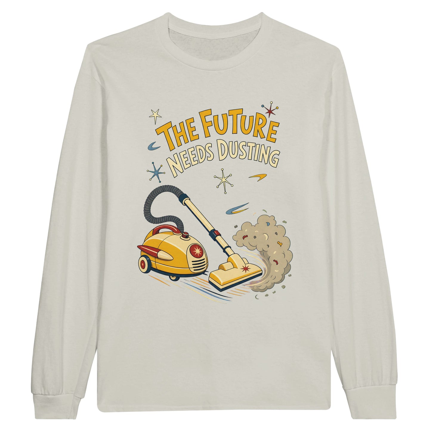 The Future Needs Dusting Long-Sleeve T-shirt — product view 14
