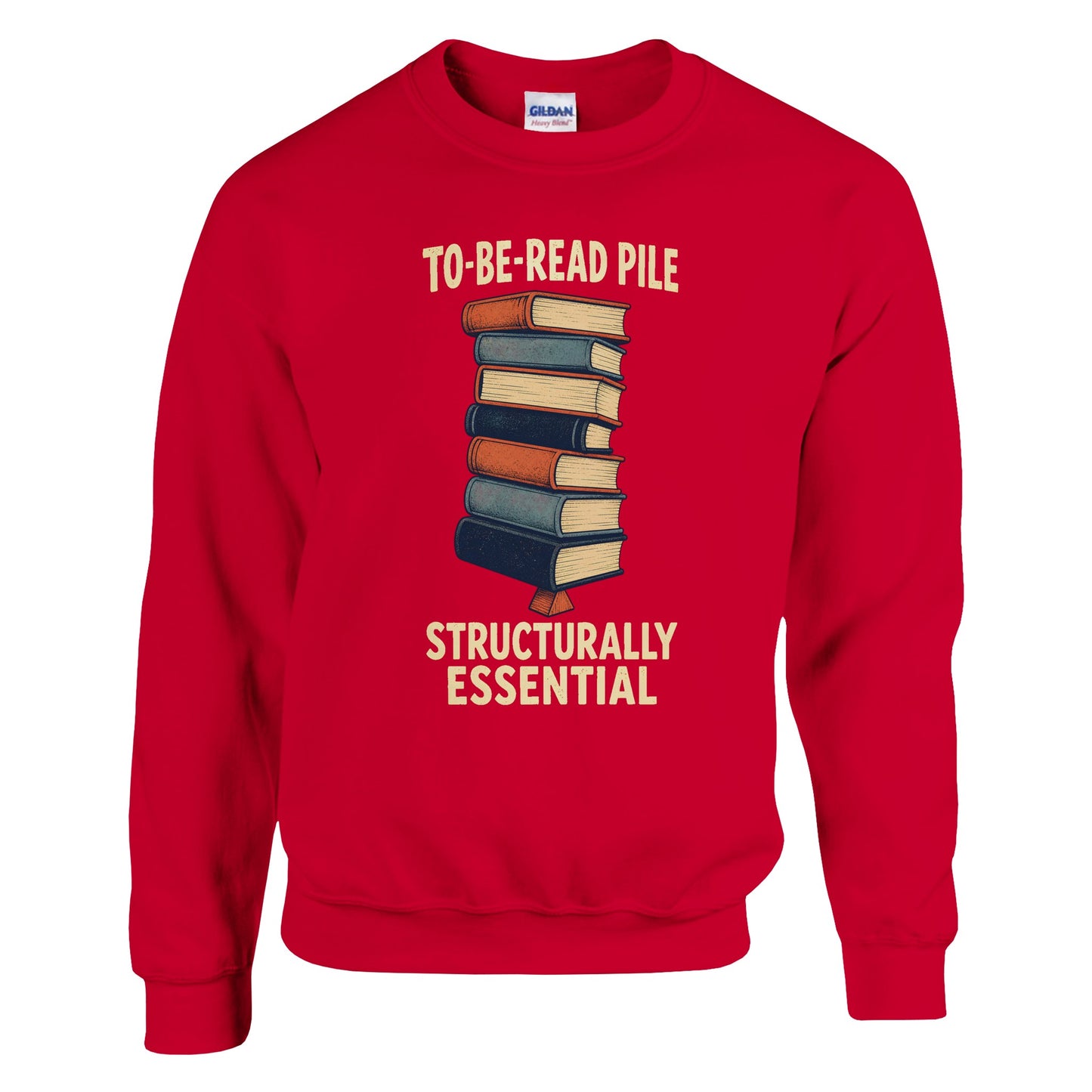 To-Be-Read Pile: Structurally Essential Book Graphic Sweatshirt — product view 15