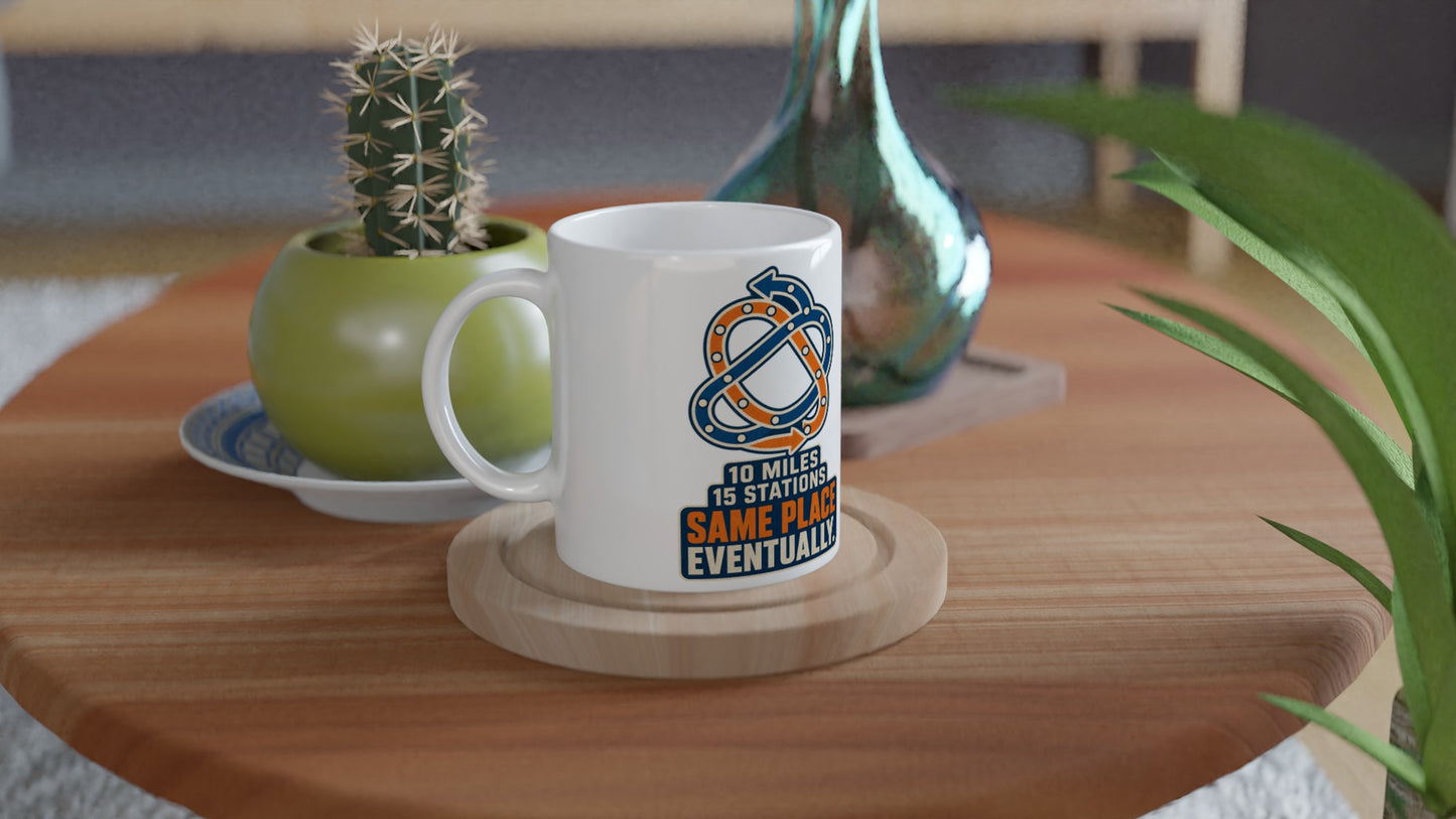Glasgow Same Place Eventually Mug — product view 3