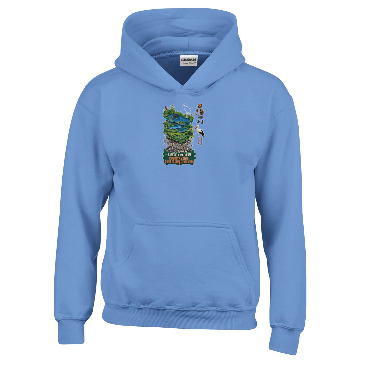 Barking & Dagenham Countryside Kids' Hoodie — product view 4